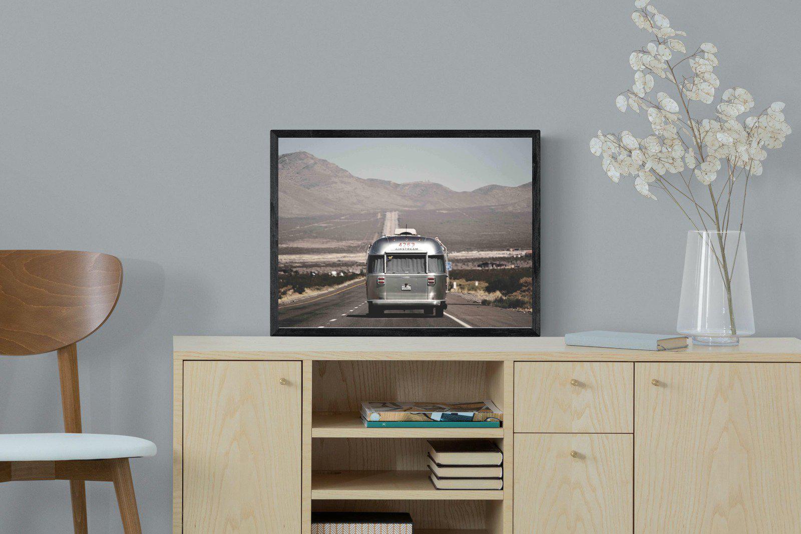 Airstream-Wall_Art-60 x 45cm-Mounted Canvas-Black-Pixalot