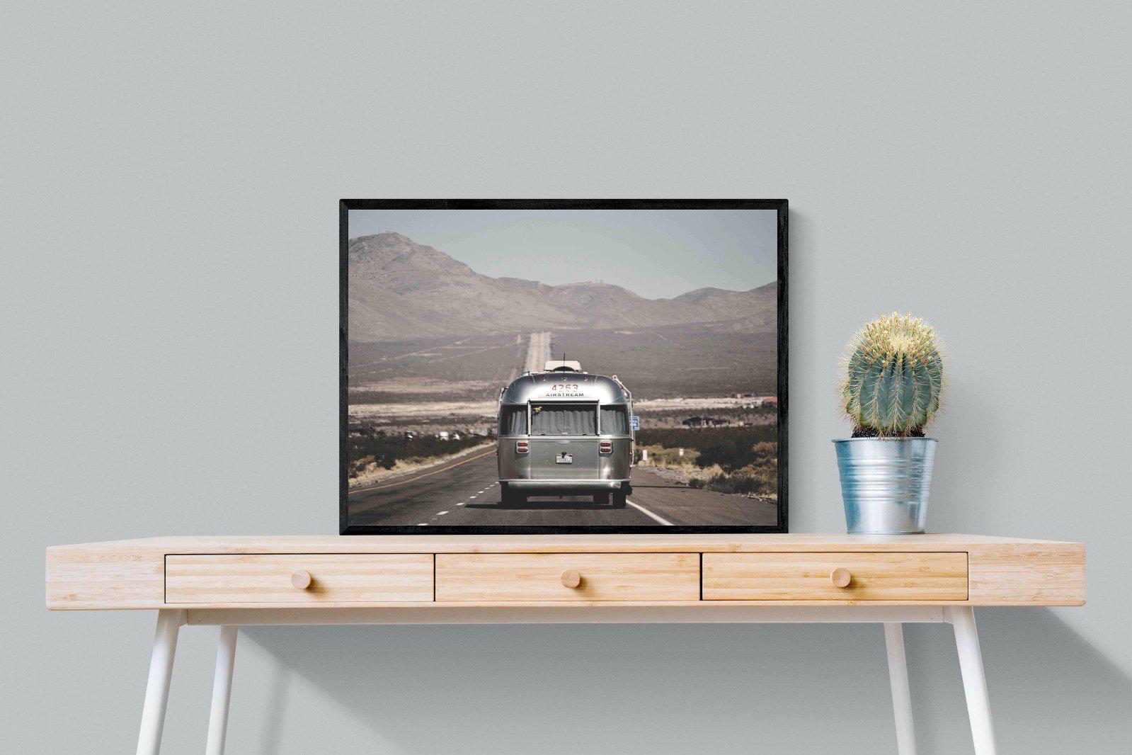 Airstream-Wall_Art-80 x 60cm-Mounted Canvas-Black-Pixalot