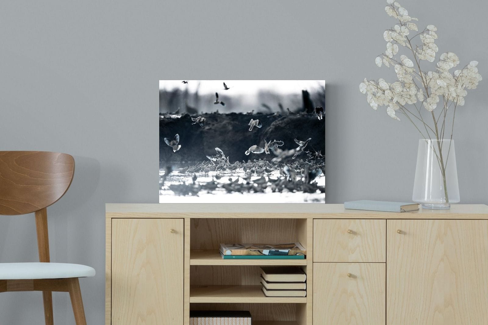 Fluttering Angels-Wall_Art-60 x 45cm-Mounted Canvas-No Frame-Pixalot