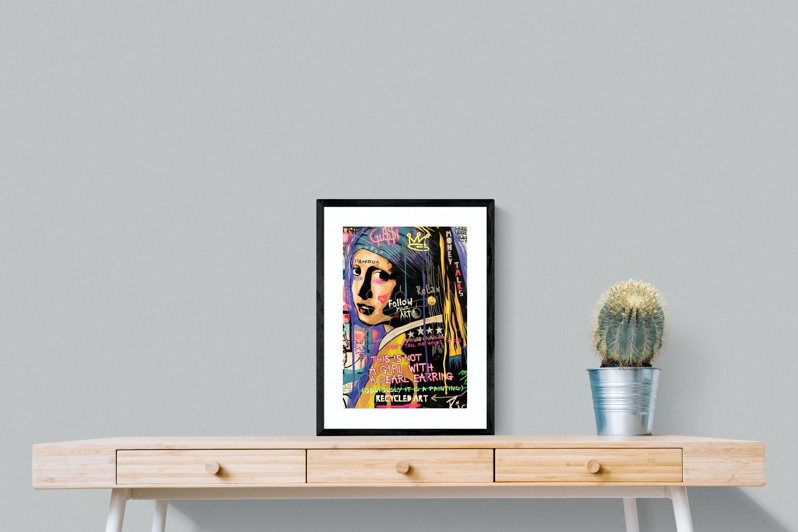 Pixalot Girl with Graffiti Earrings