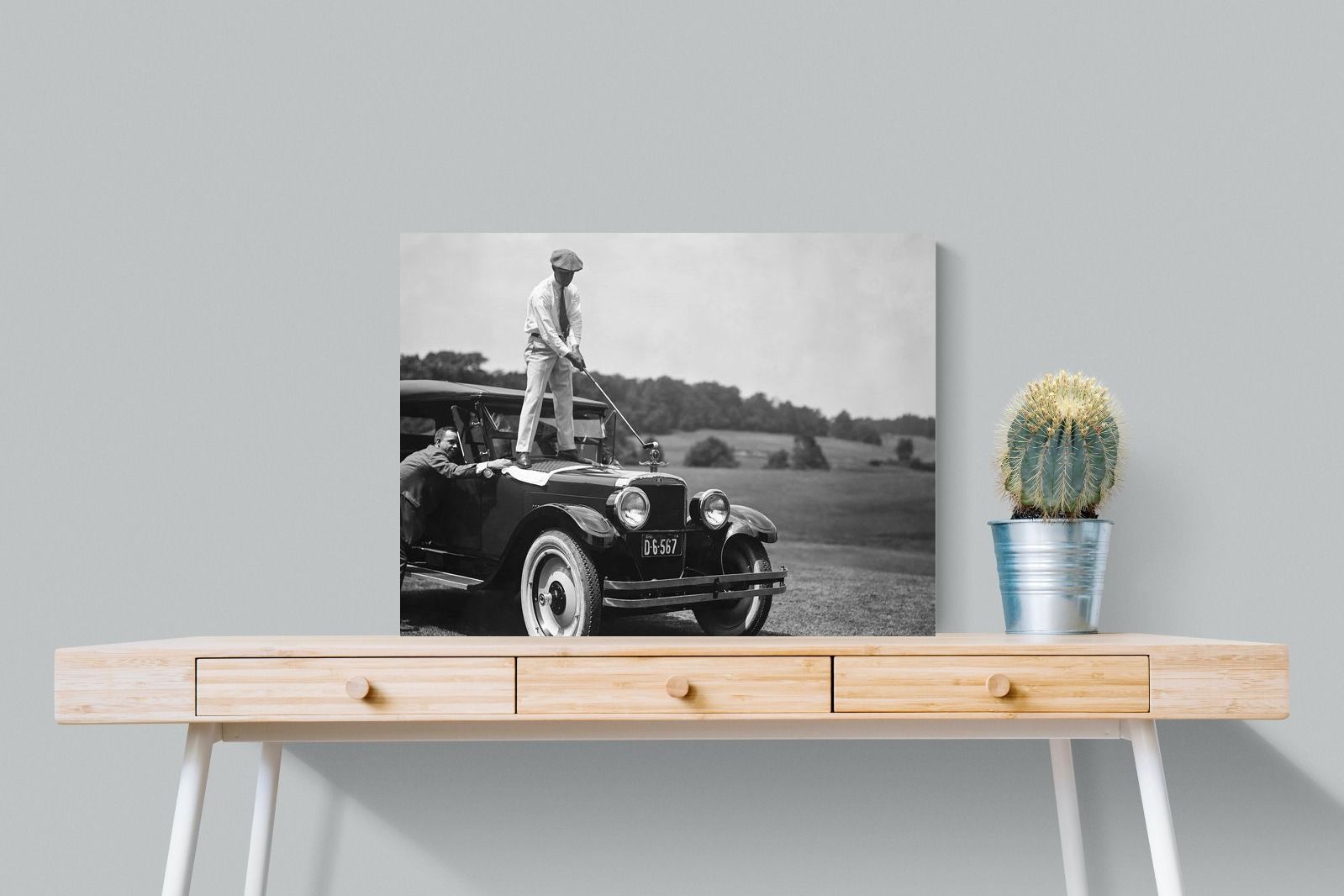 Pixalot Golf Atop a Car