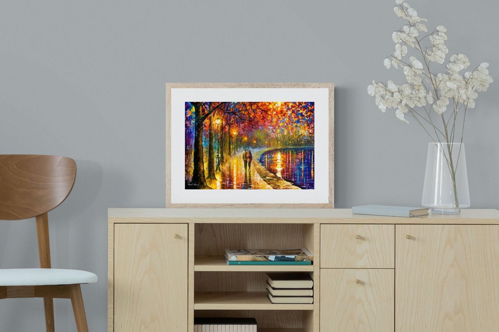 Spirits By The Lake-Wall_Art-60 x 45cm-Framed Print-Wood-Pixalot