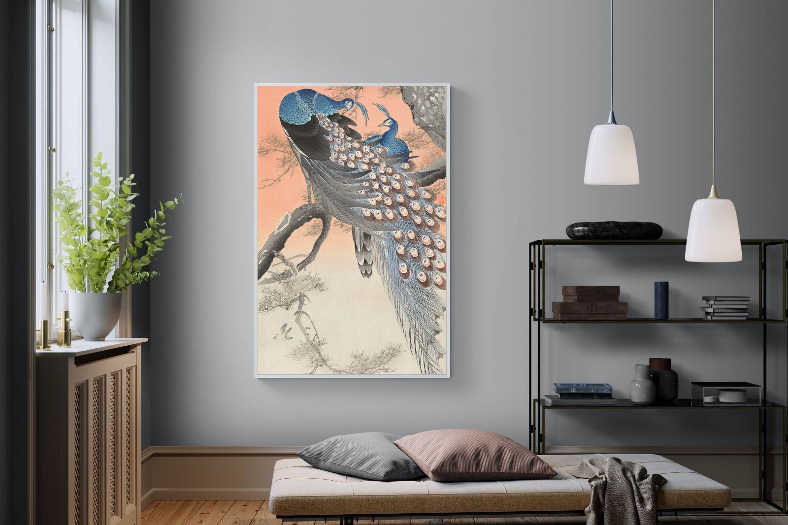 Pixalot Two Peacocks