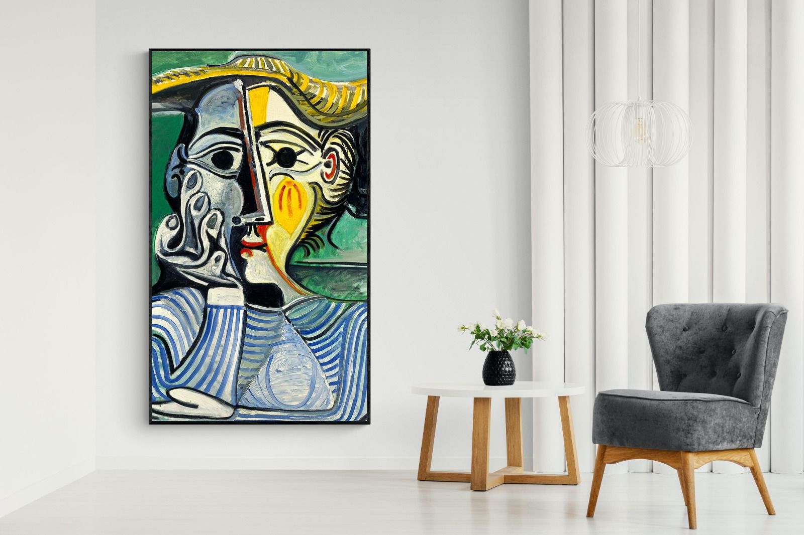 Pixalot Woman With Yellow Hat