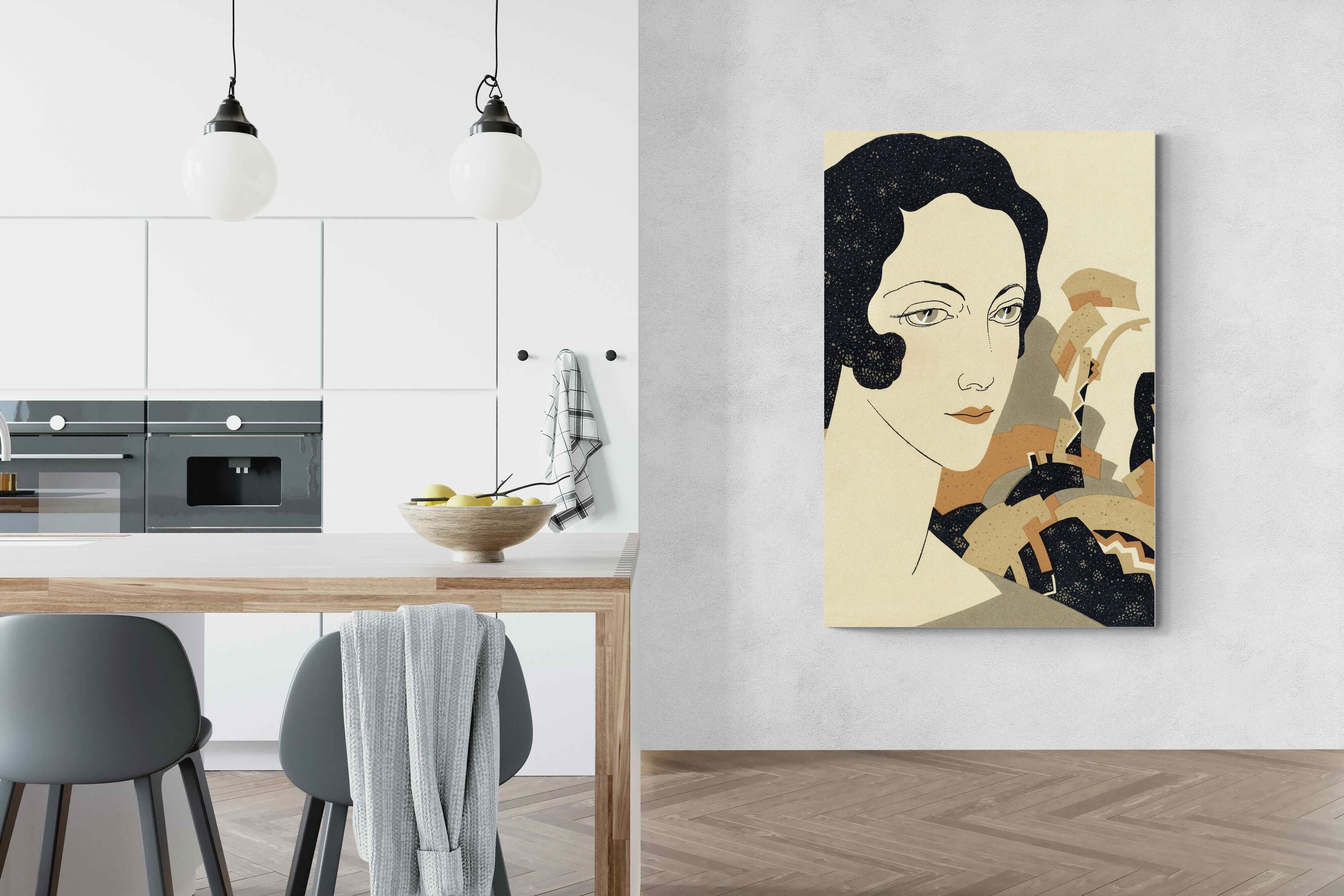 Pixalot Art Deco Lady