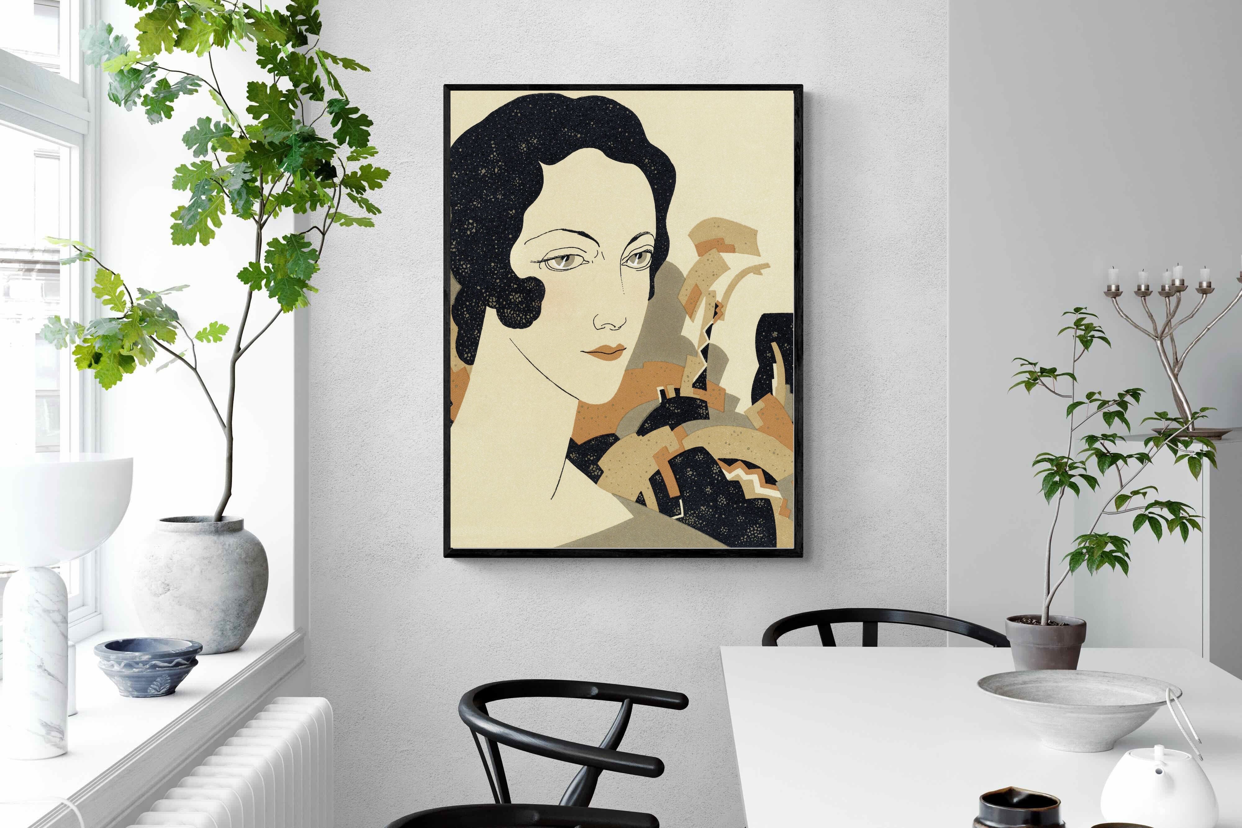 Pixalot Art Deco Lady