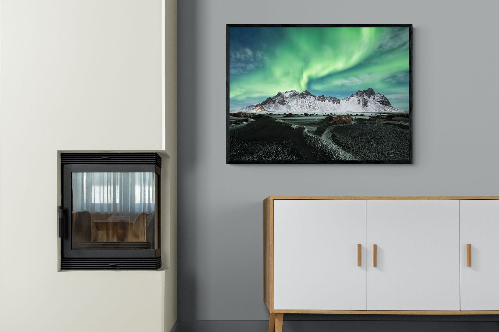 Pixalot Aurora Over Ice