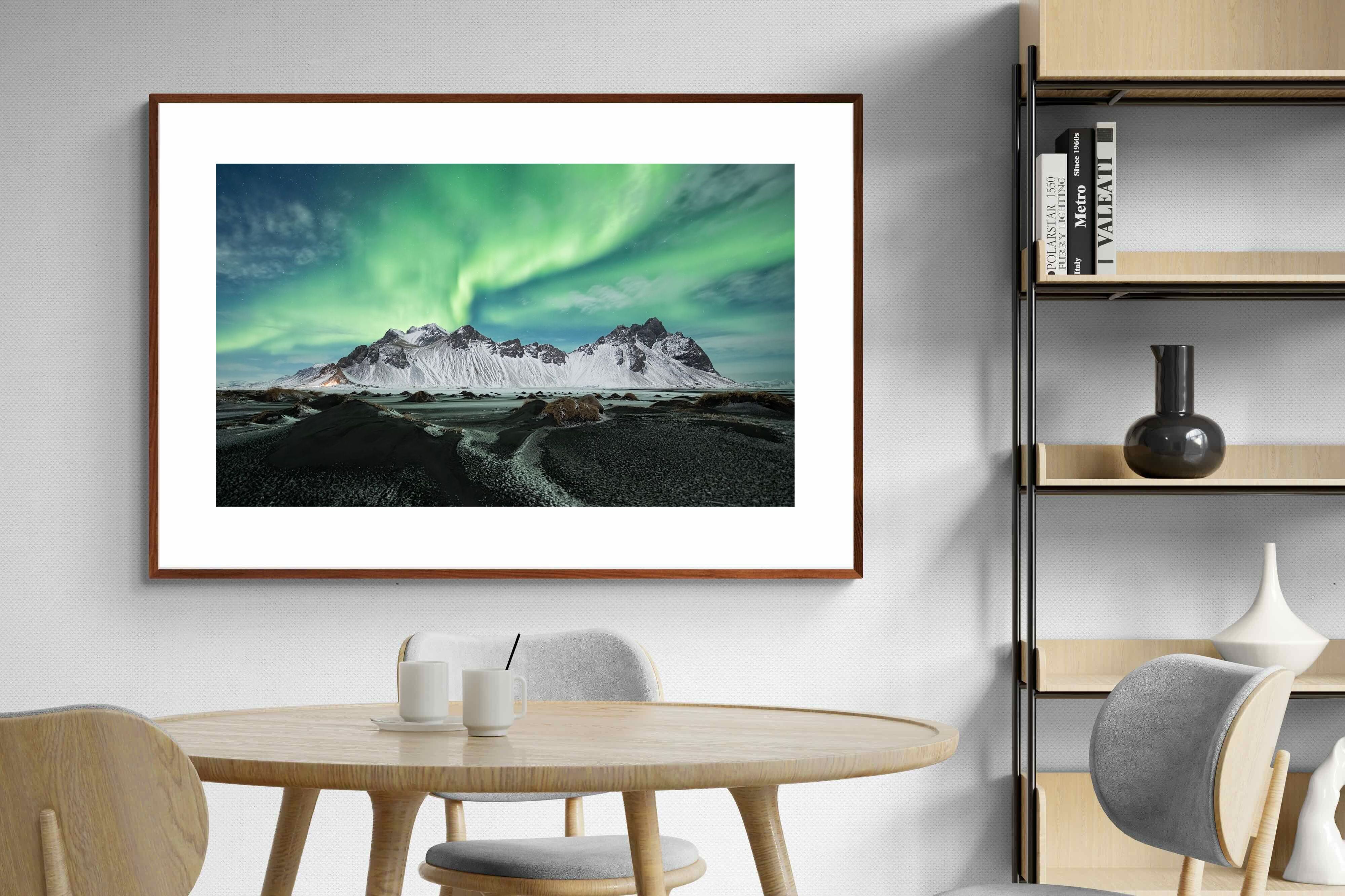 Pixalot Aurora Over Ice