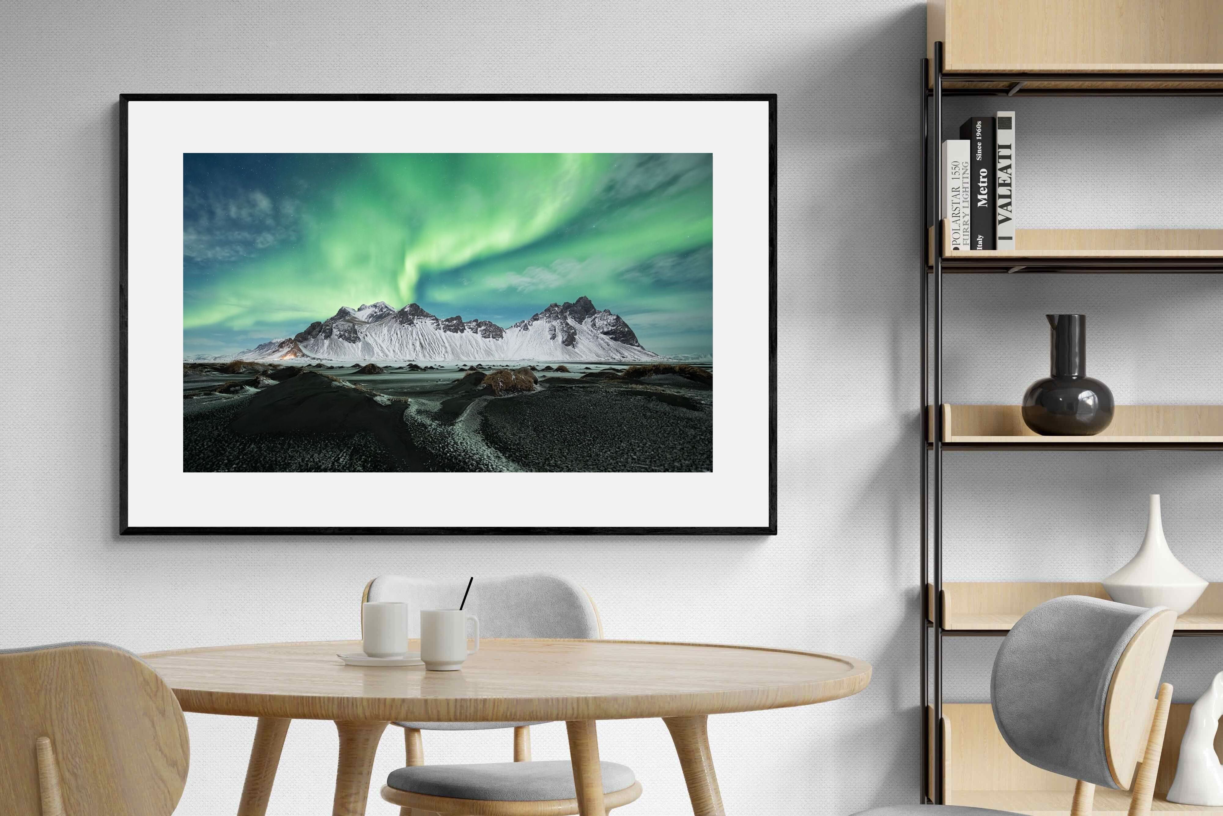 Pixalot Aurora Over Ice