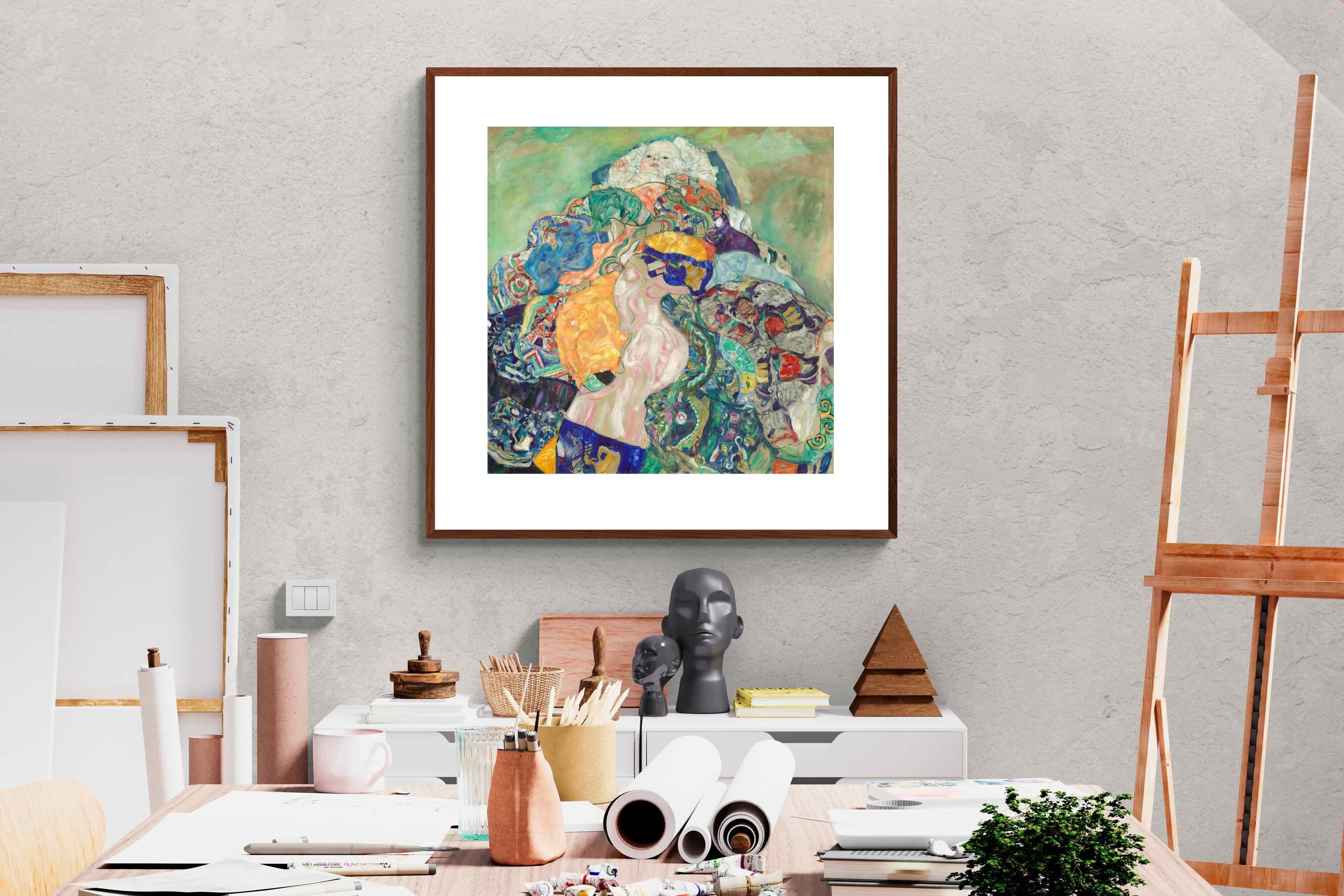 Pixalot Baby (Cradle) by Gustav Klimt