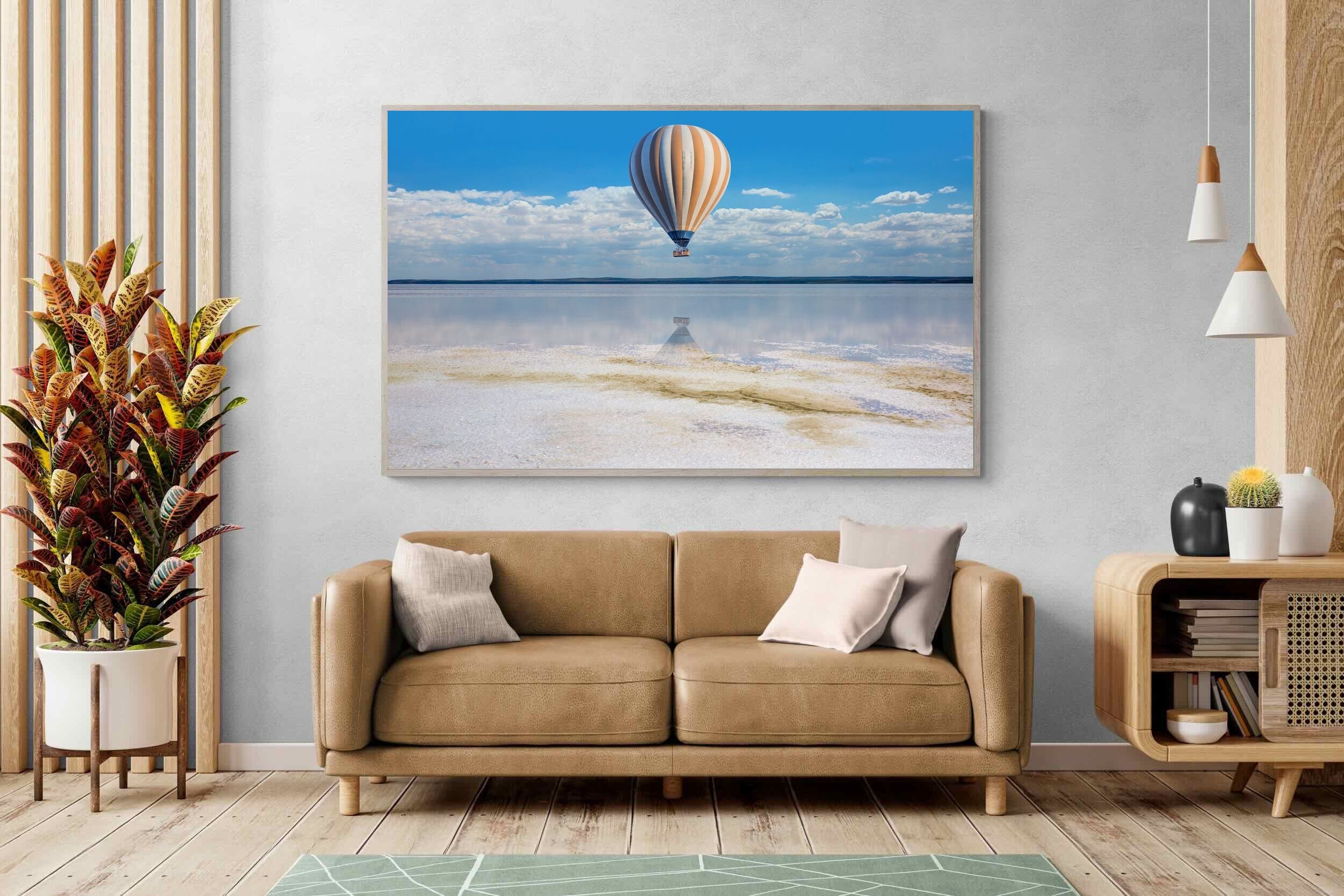 Pixalot Balloon Over the Salt Flats