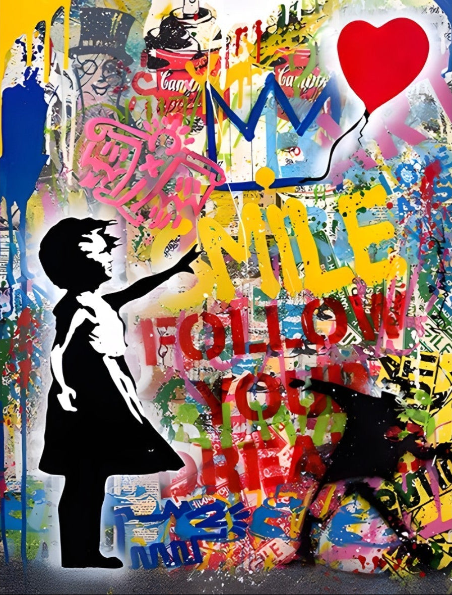Banksy Basquiat Tribute Art