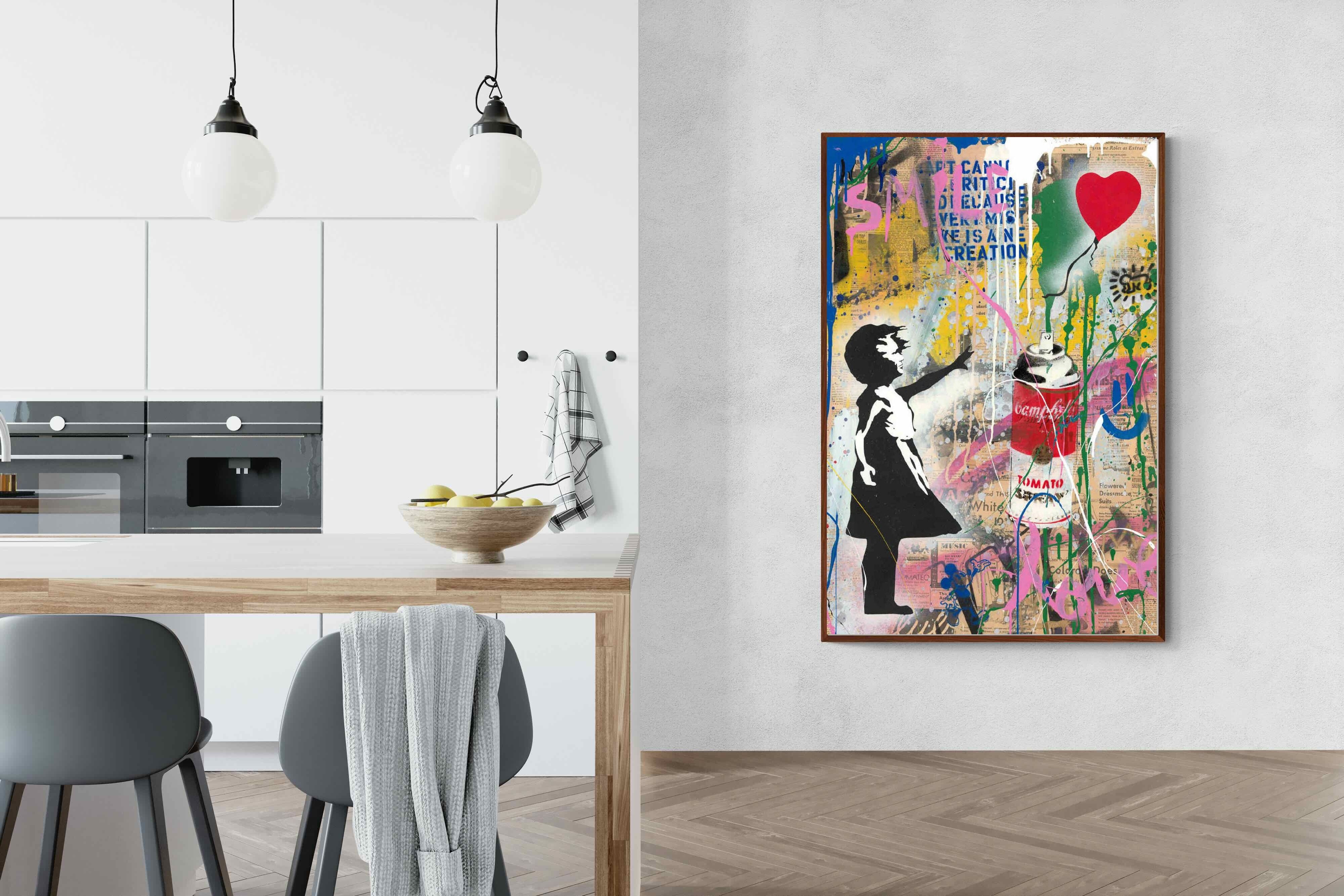 Pixalot Banksy Tribute Street Art