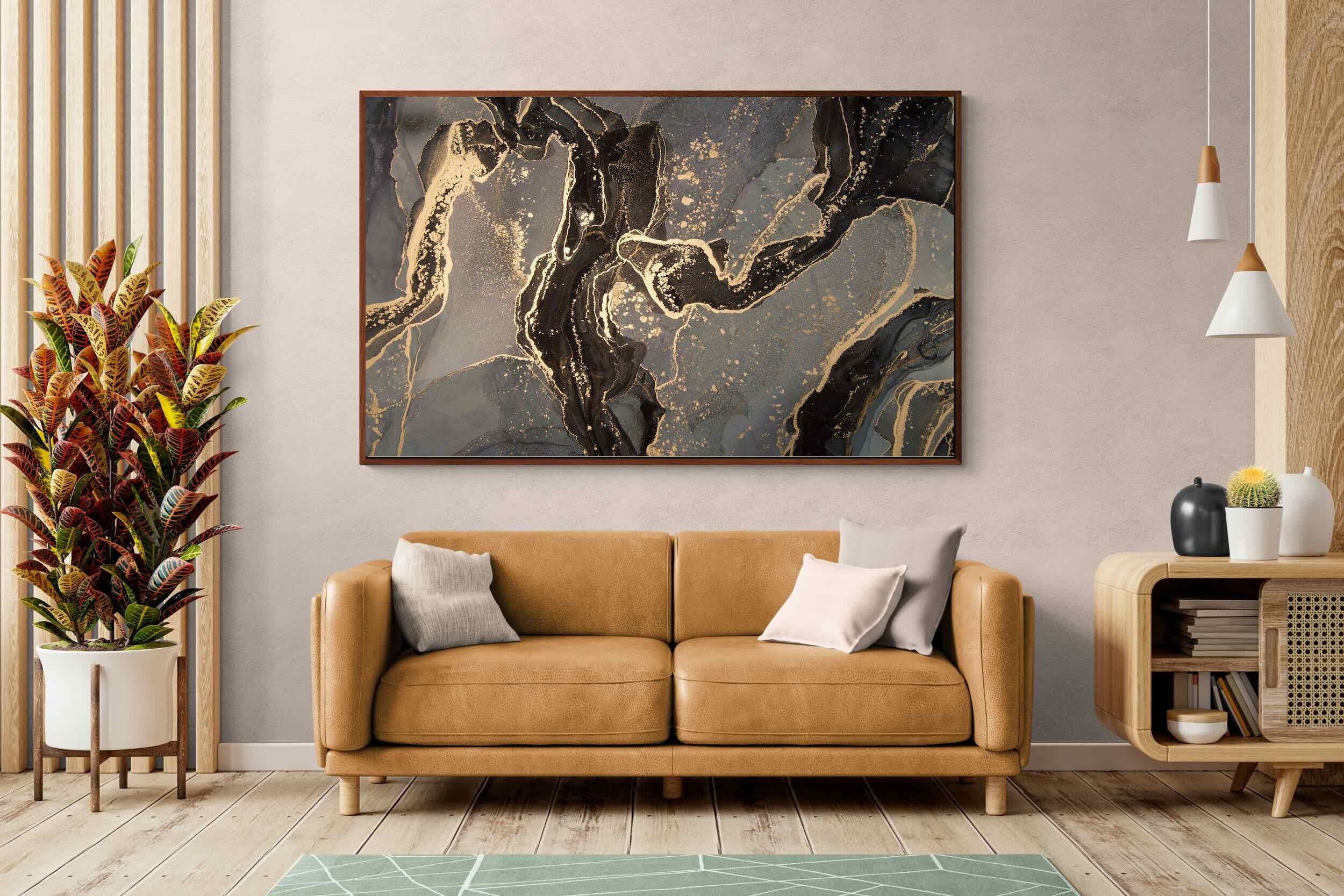 Pixalot ® Black & Gold Marble