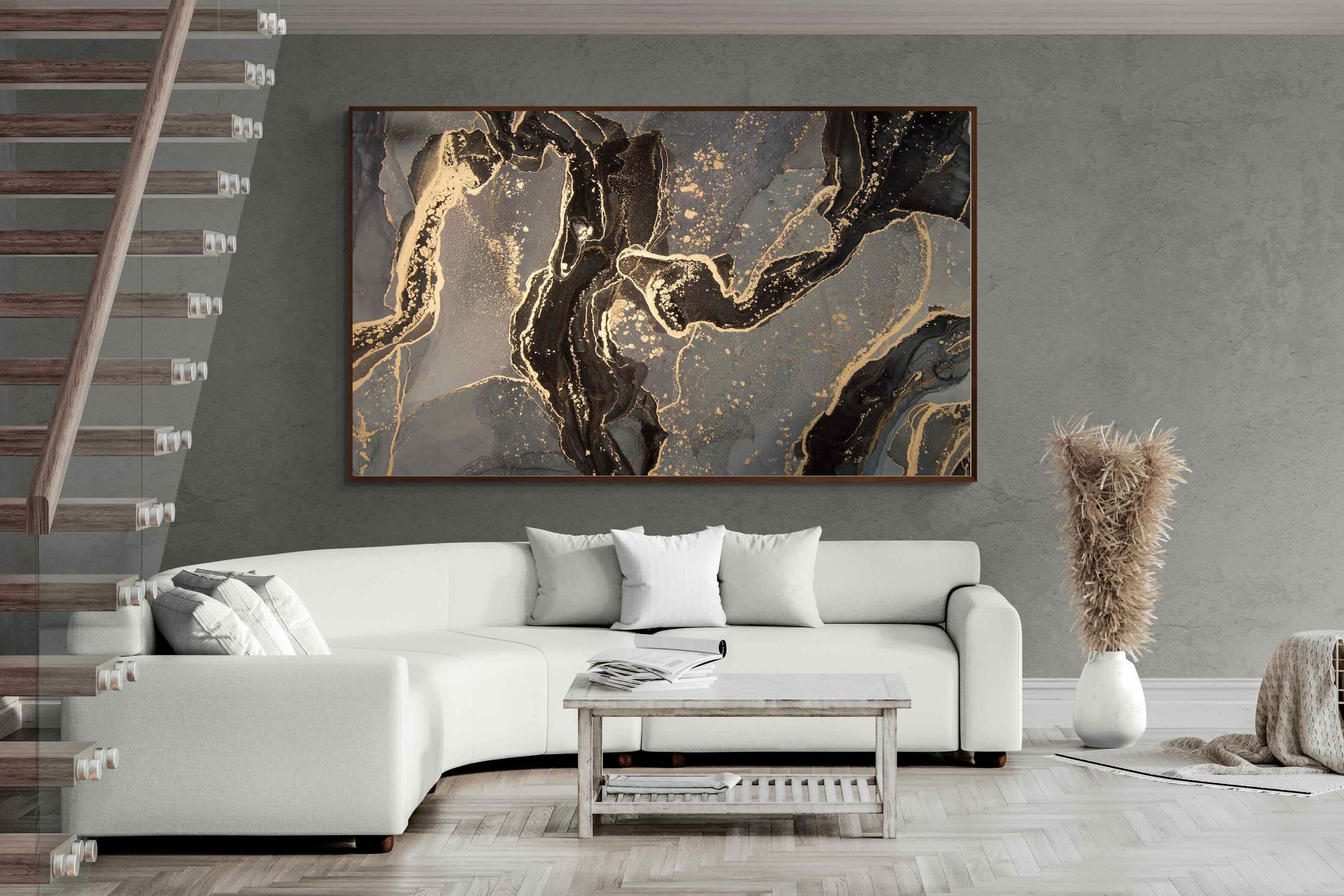 Pixalot ® Black & Gold Marble