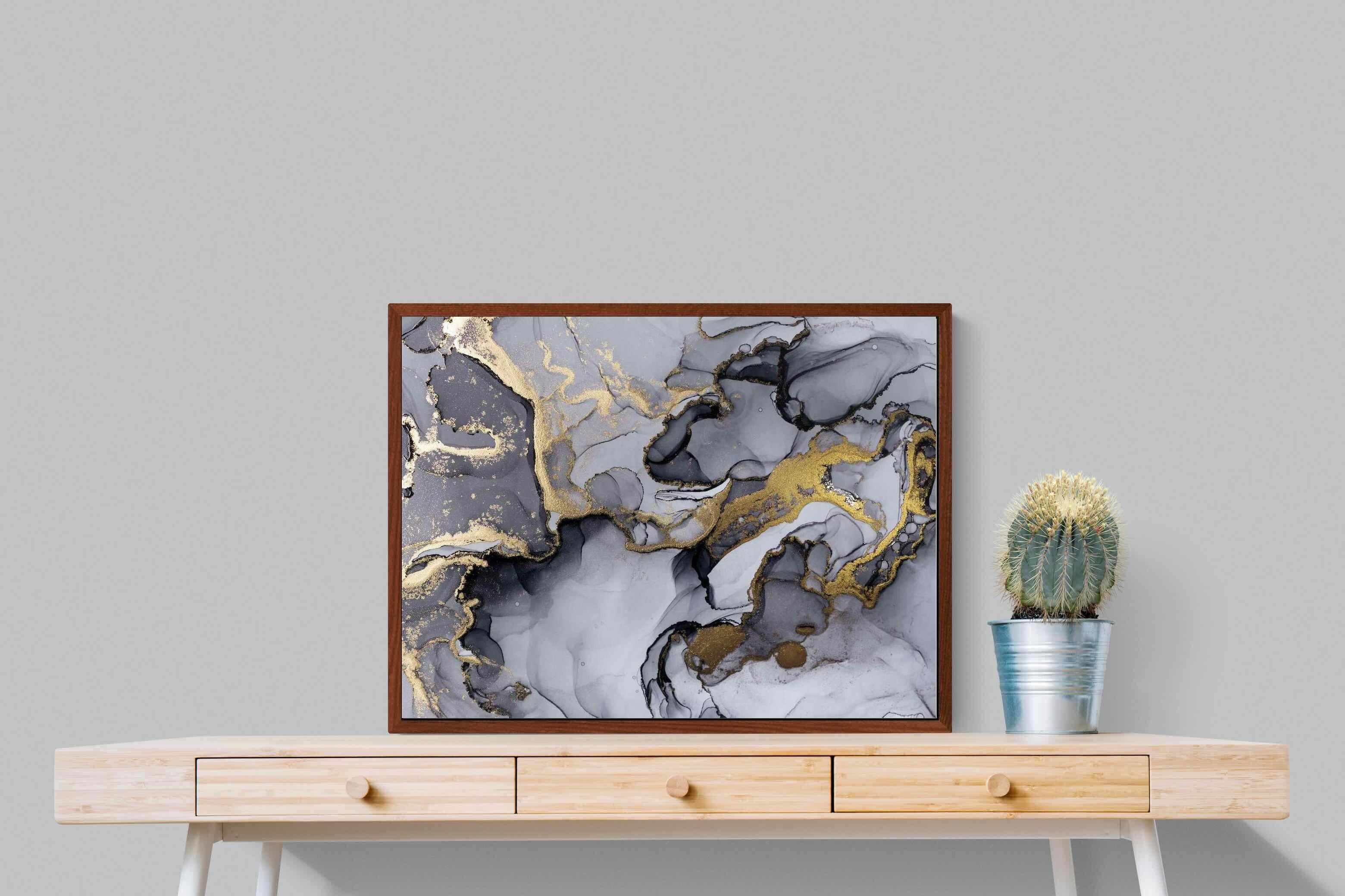 Pixalot ® Black Grey Gold Marble