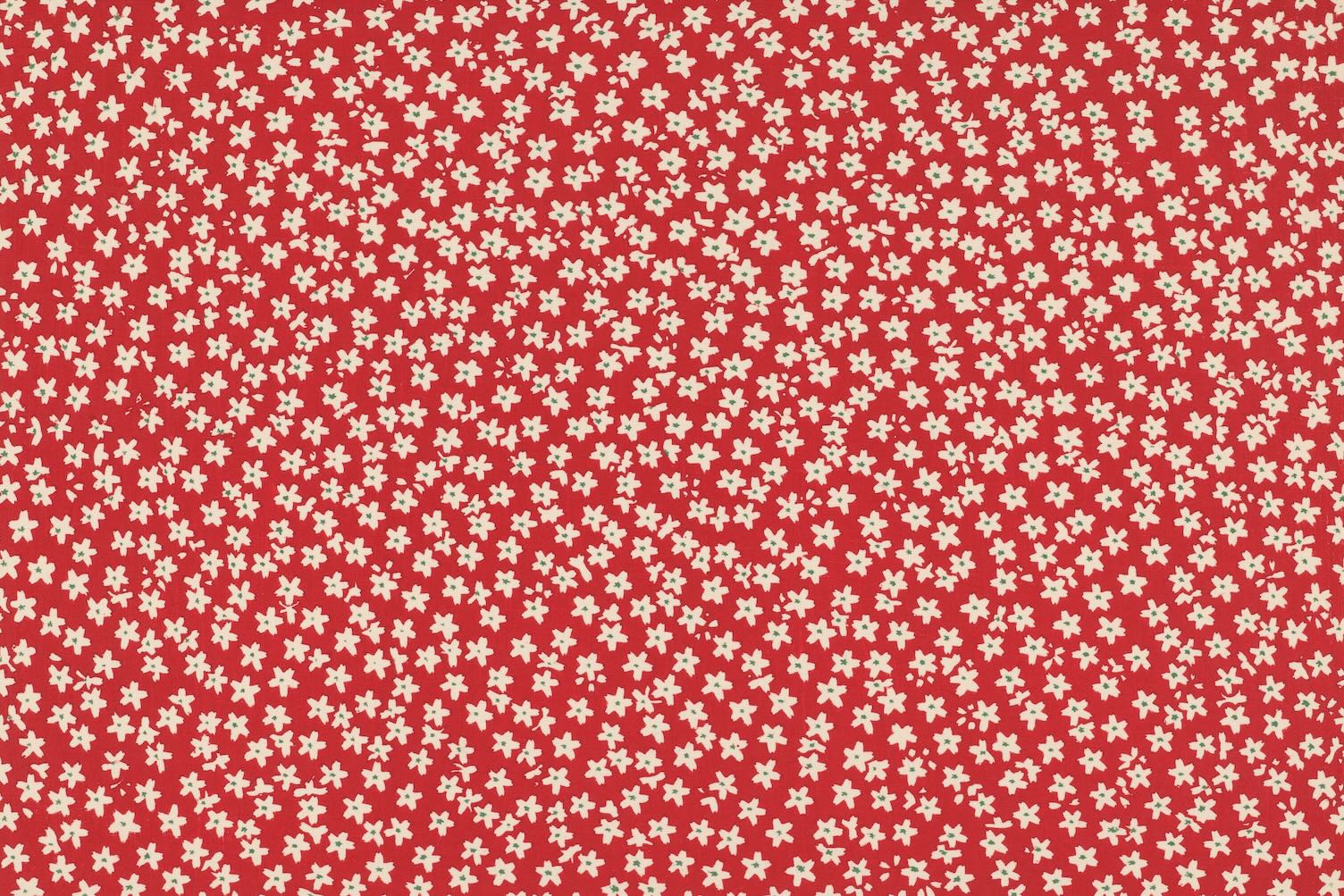 Blad Met Strooipatroon Van Bloemen