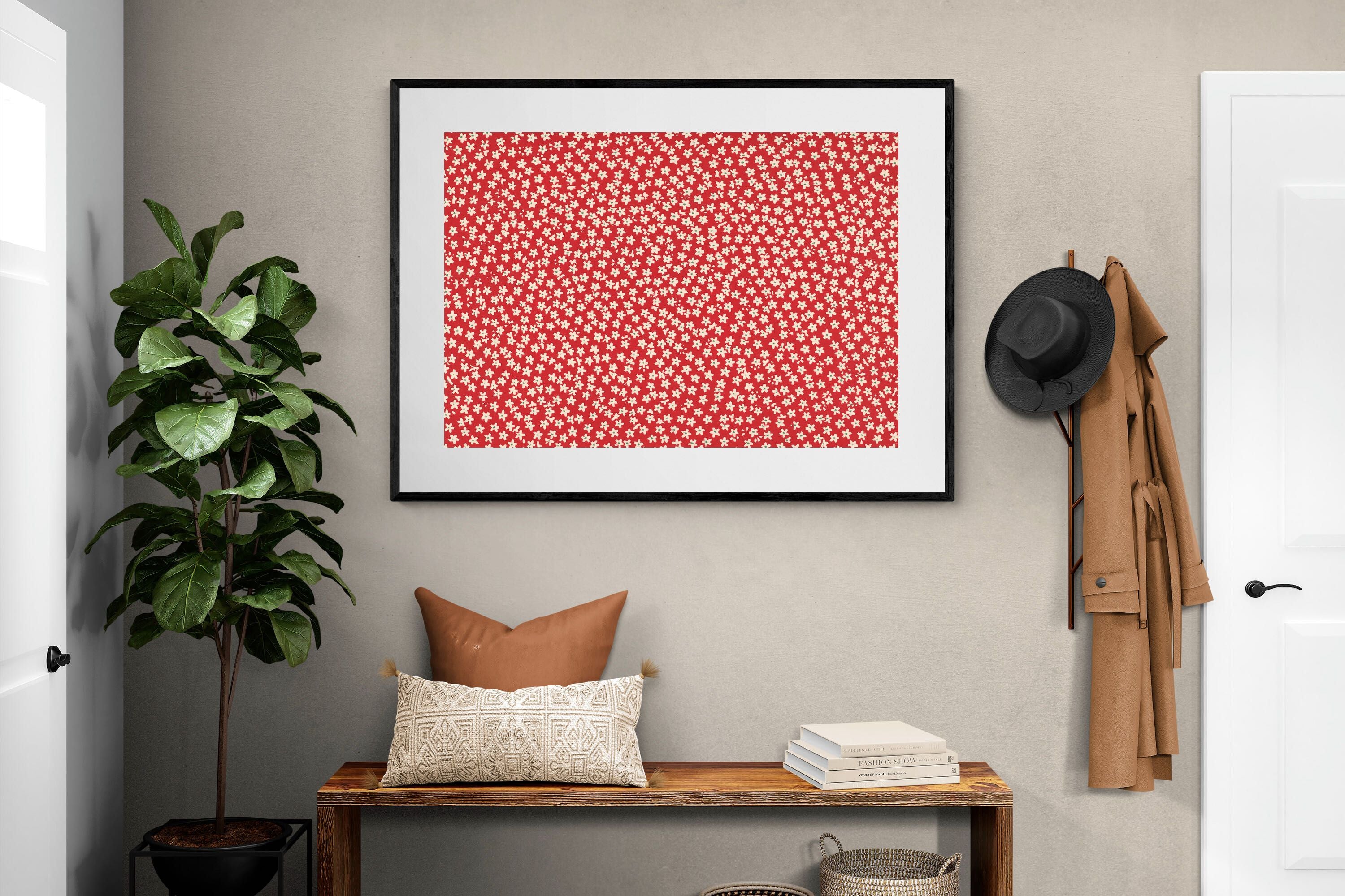 Pixalot Blad Met Strooipatroon Van Bloemen