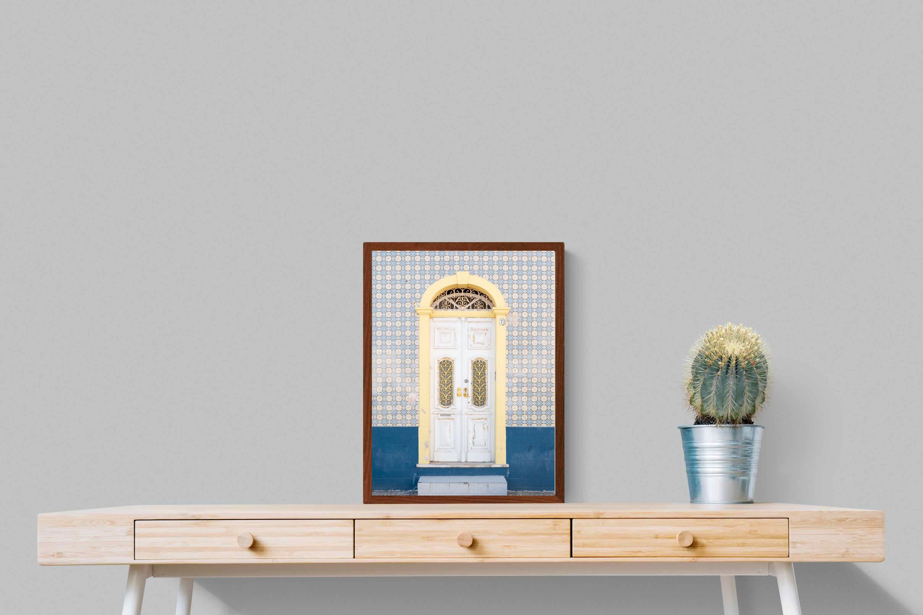 Pixalot Blue and Yellow Facade