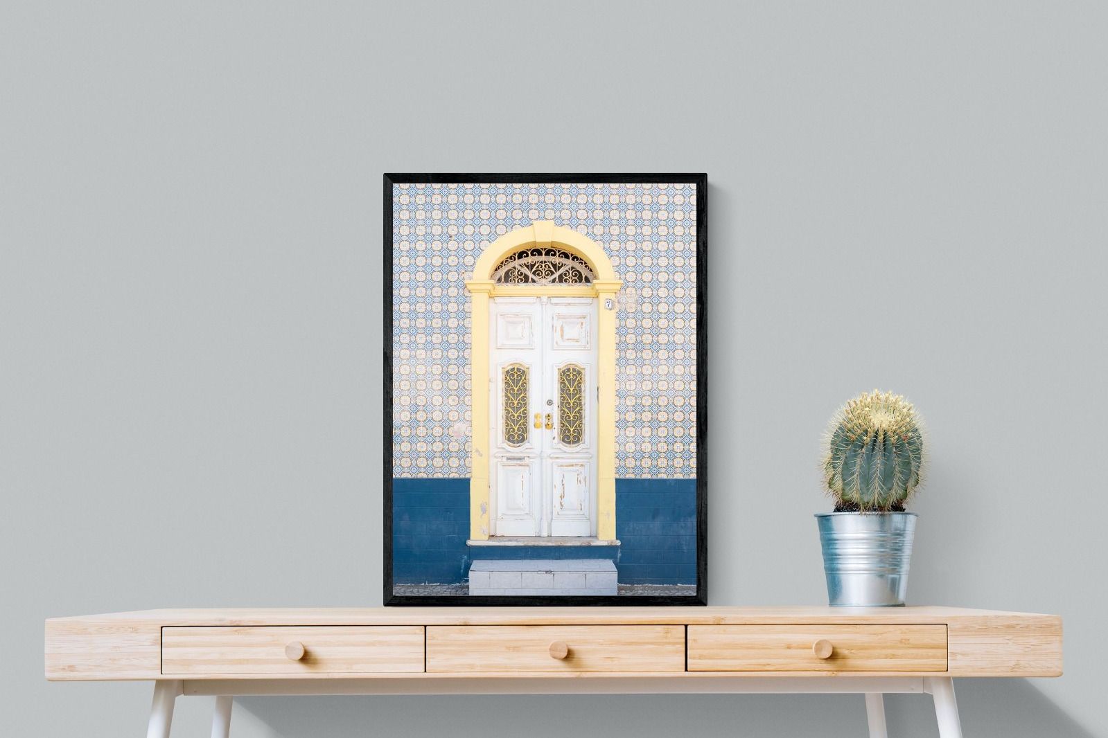 Pixalot Blue and Yellow Facade