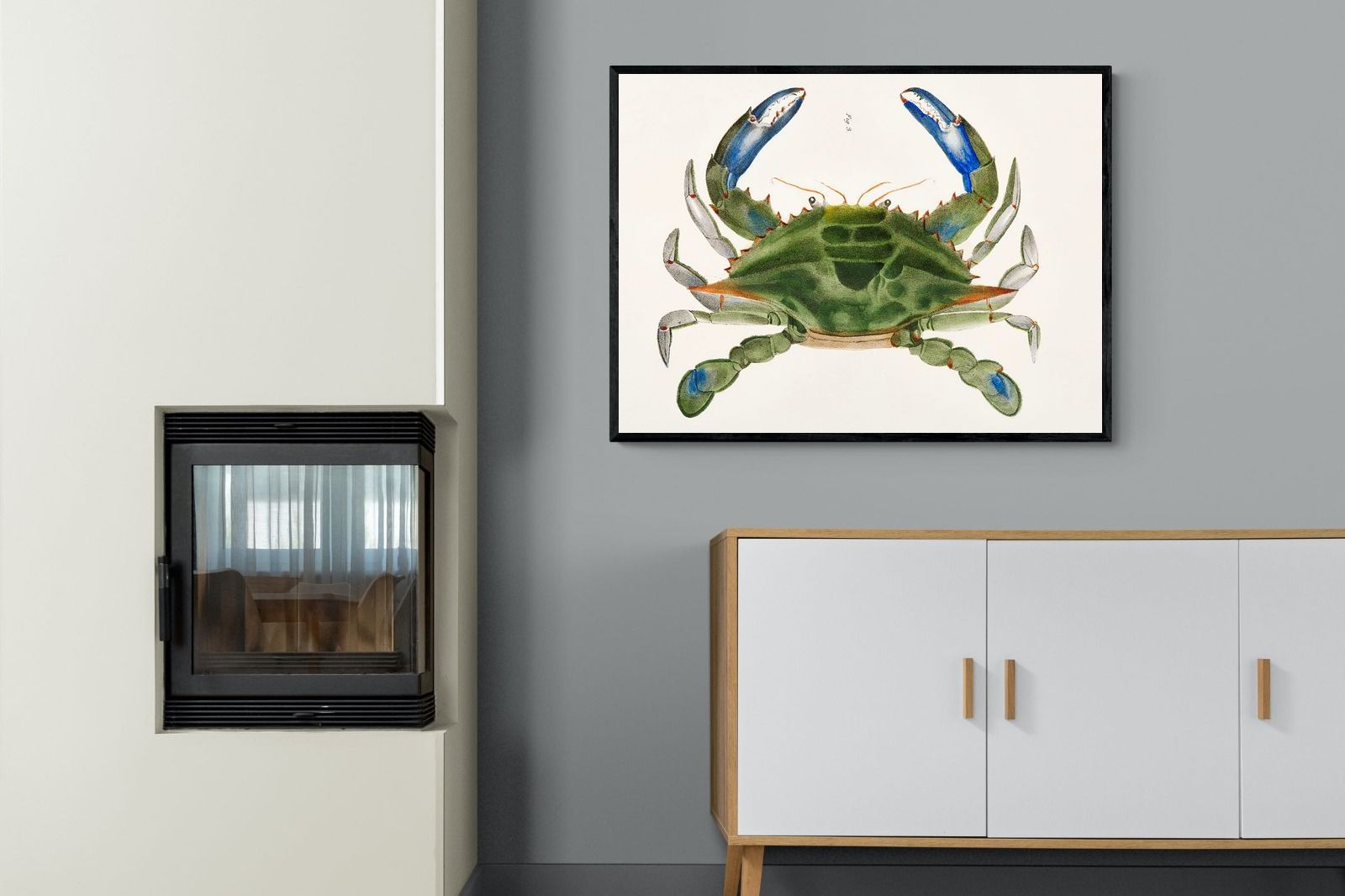Pixalot ® Blue Crab Illustration