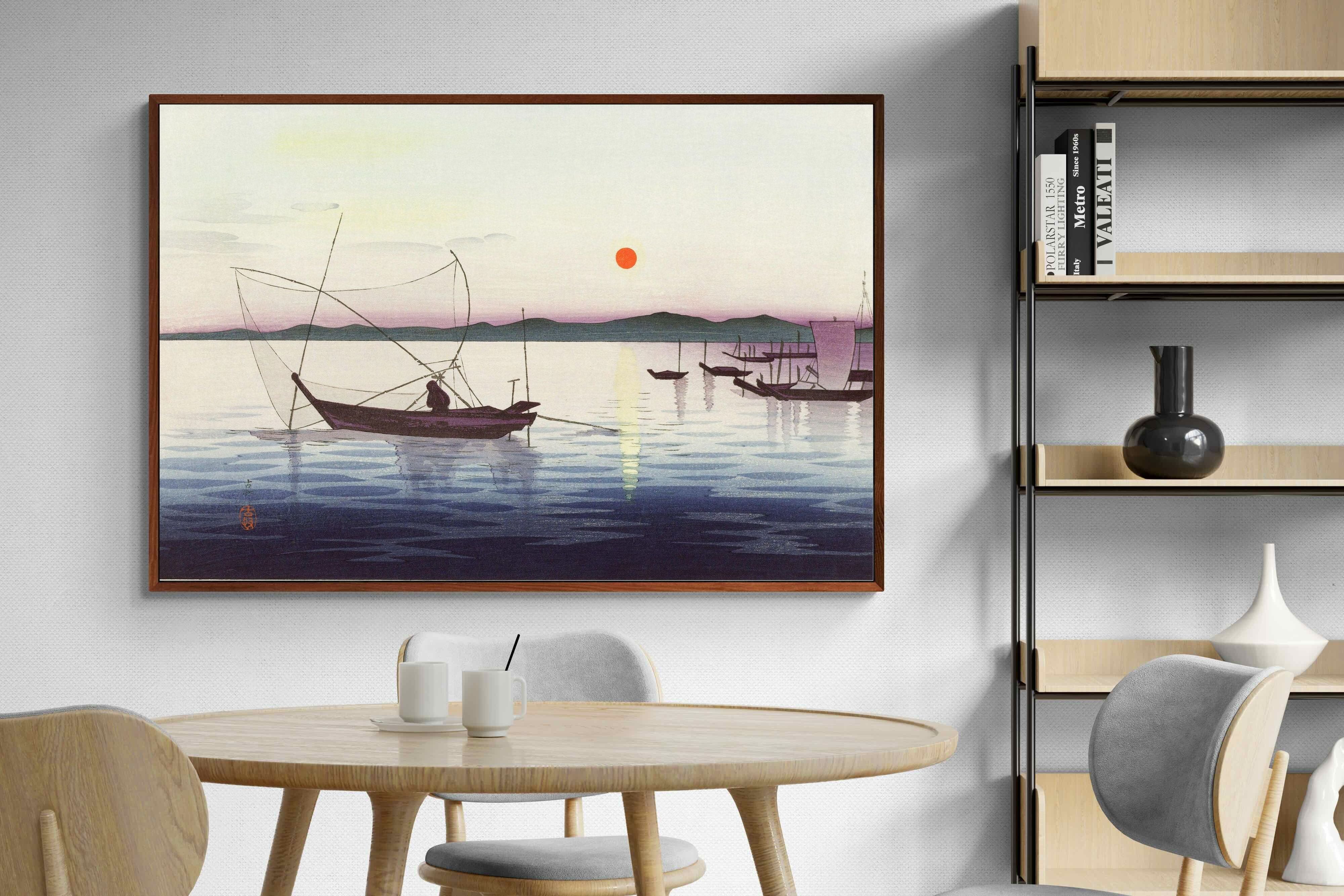 Pixalot Boats & Setting Sun