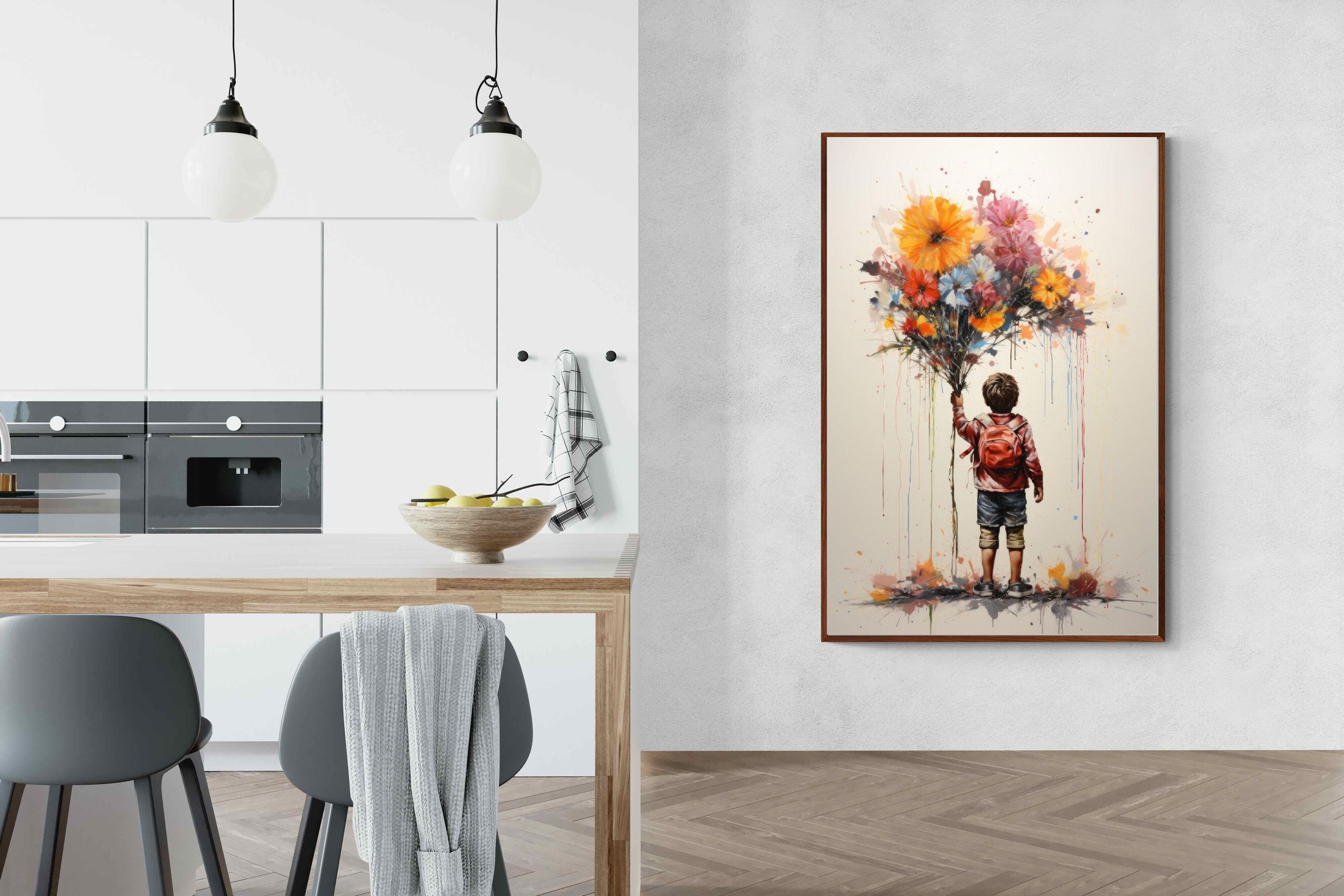 Pixalot Boy With Flowers