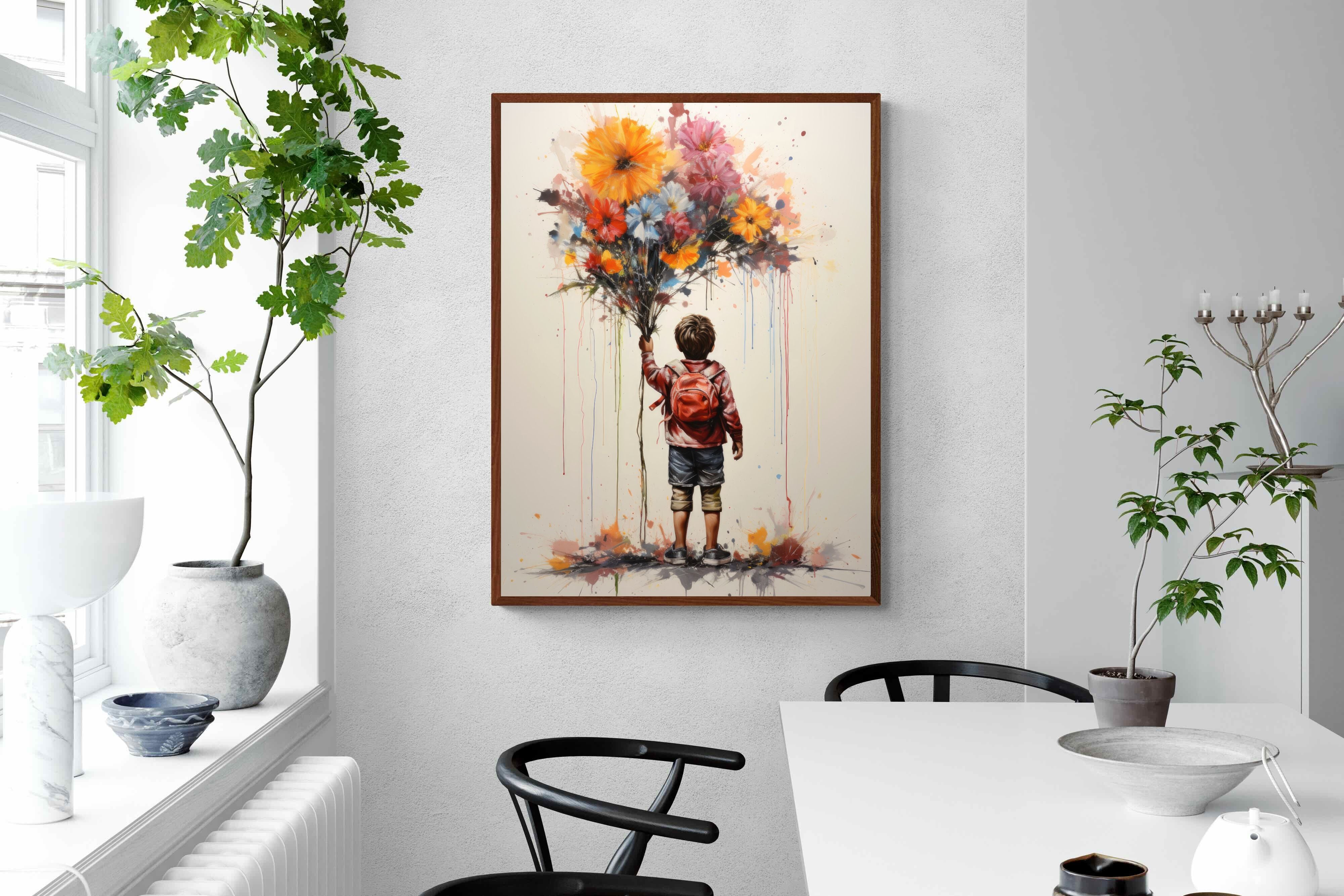 Pixalot Boy With Flowers