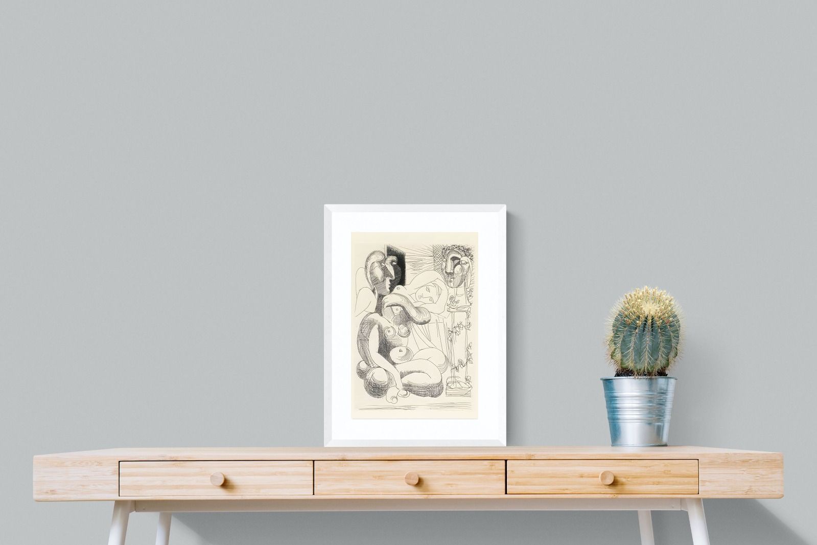 Pixalot Bull, Horse, and Reclining Woman II