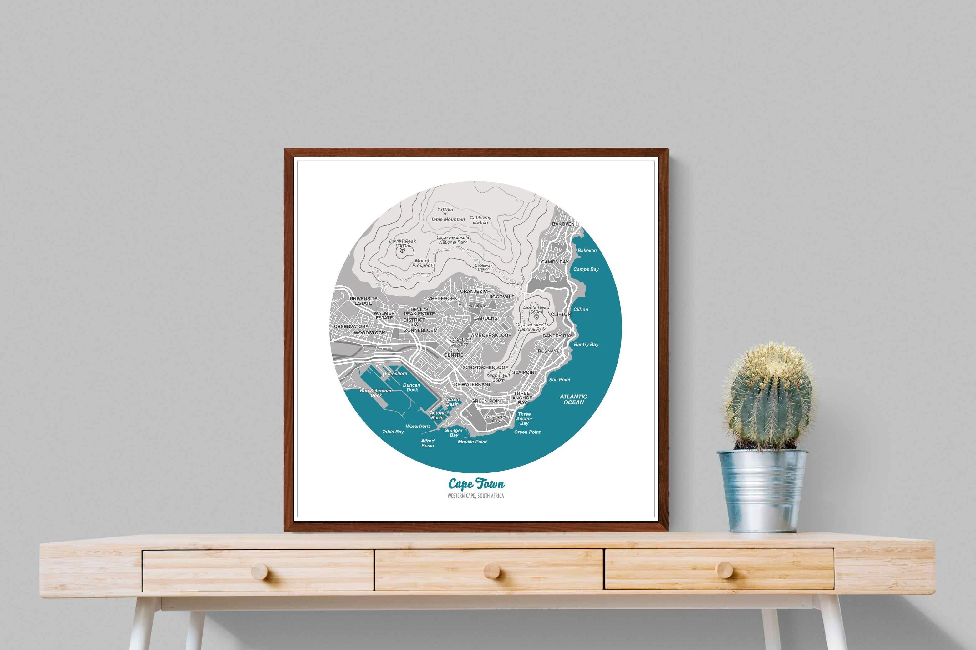 Pixalot Cape Town Circle Map