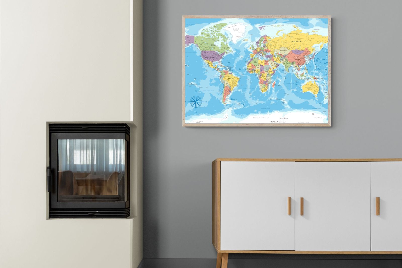 Pixalot Classic World Map