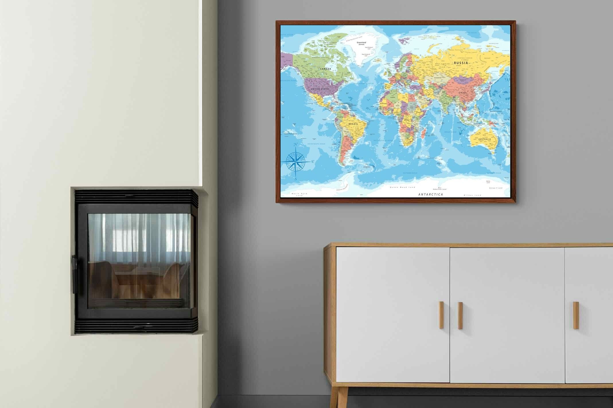 Pixalot Classic World Map