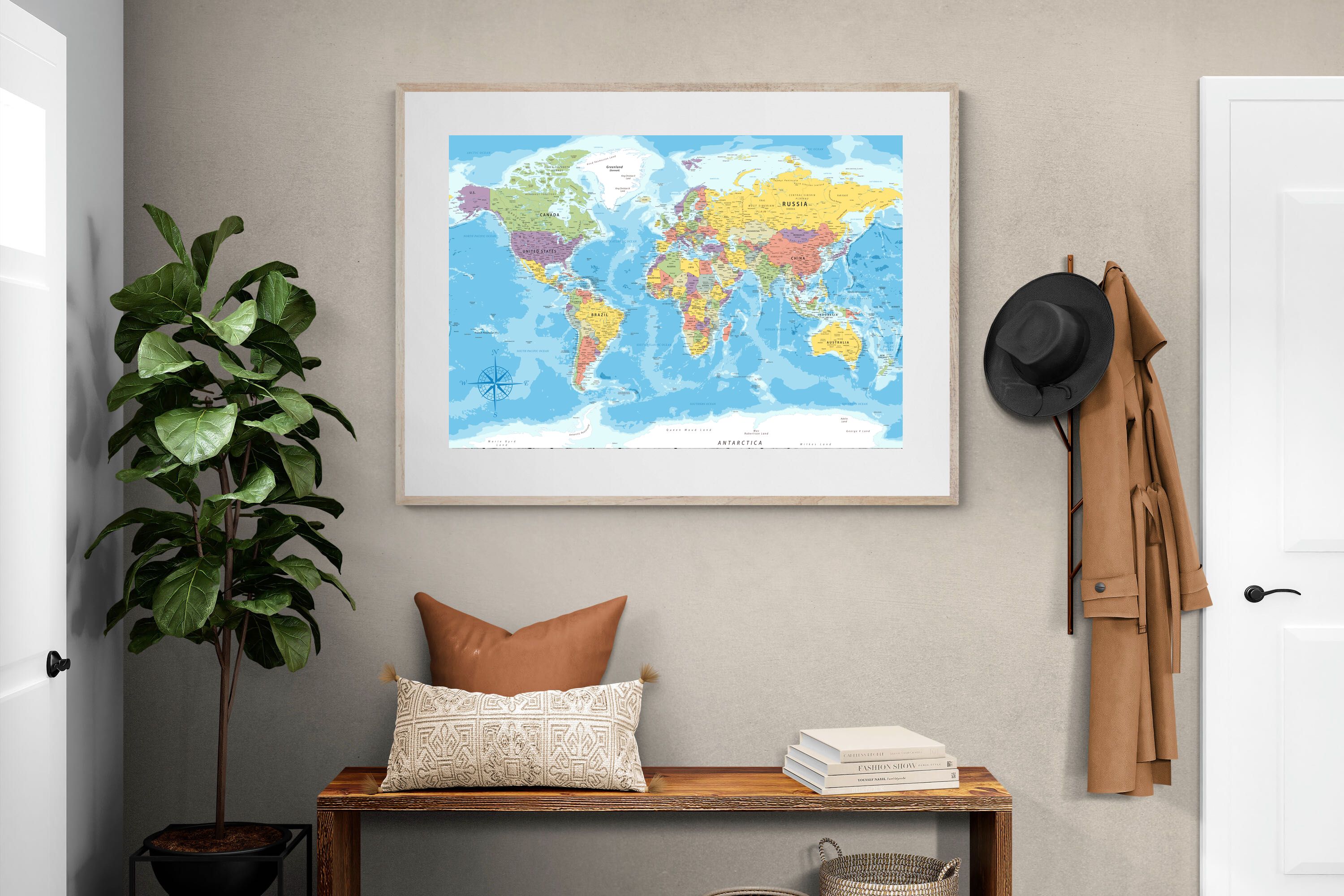 Pixalot Classic World Map