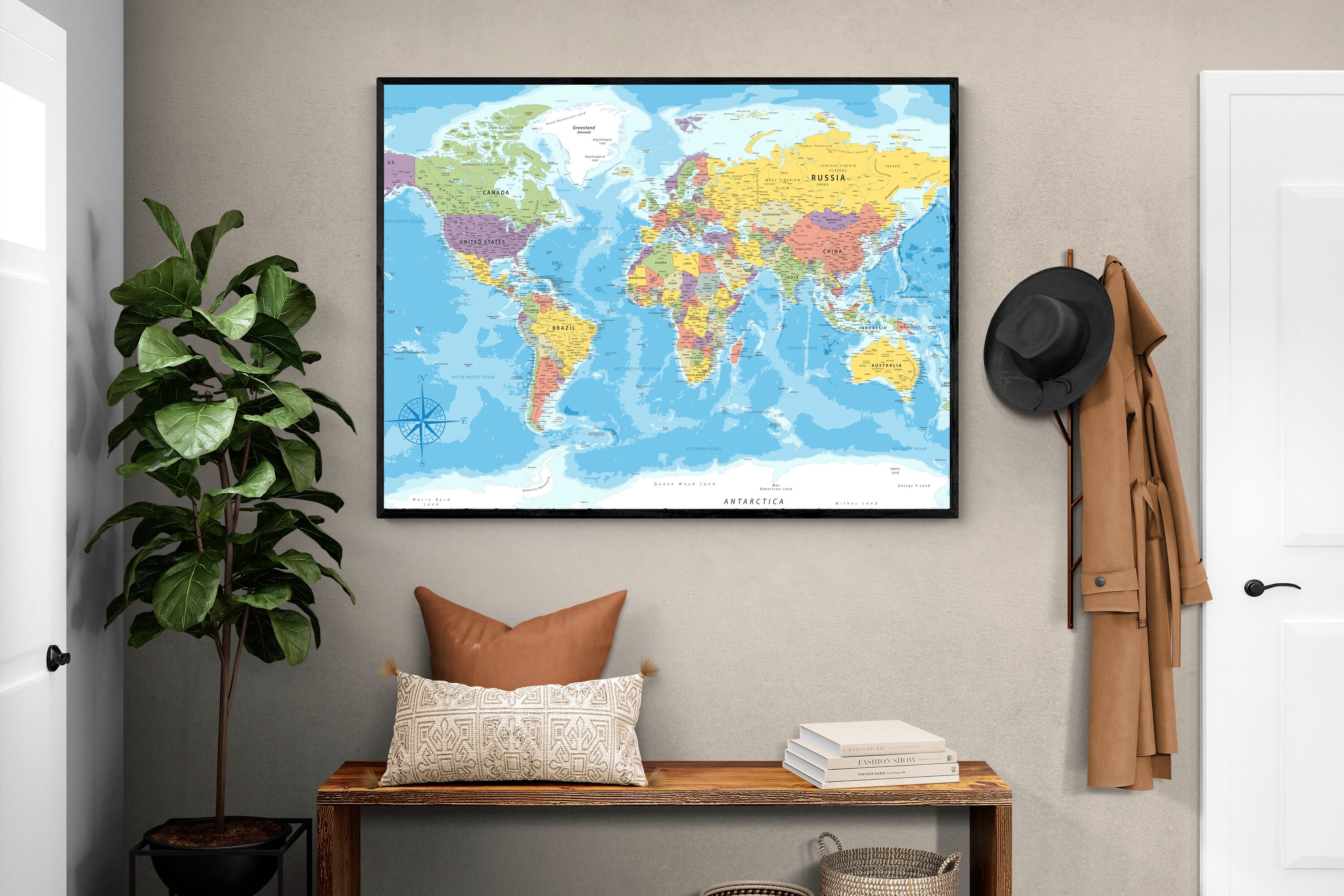 Pixalot Classic World Map