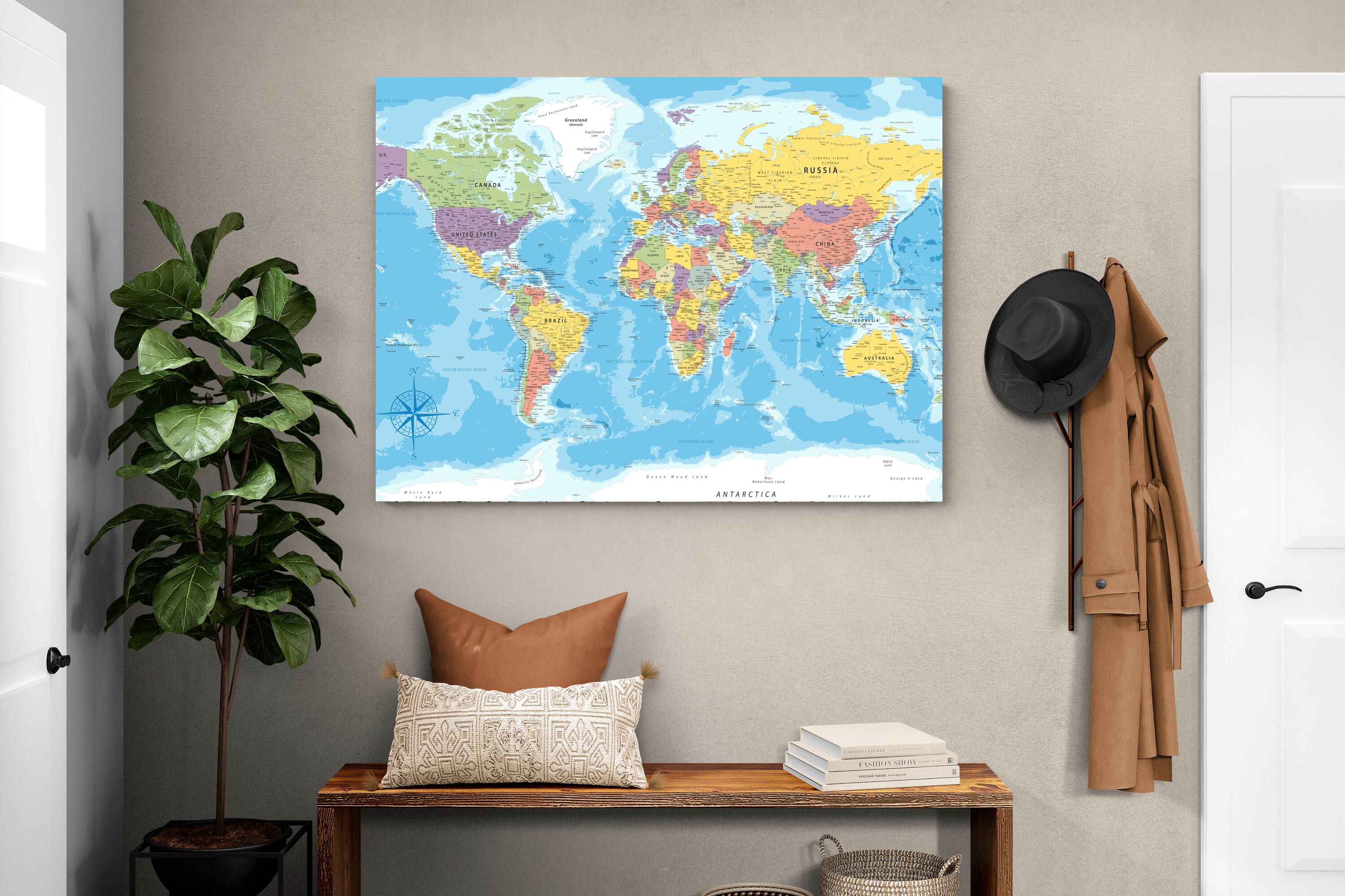 Pixalot Classic World Map