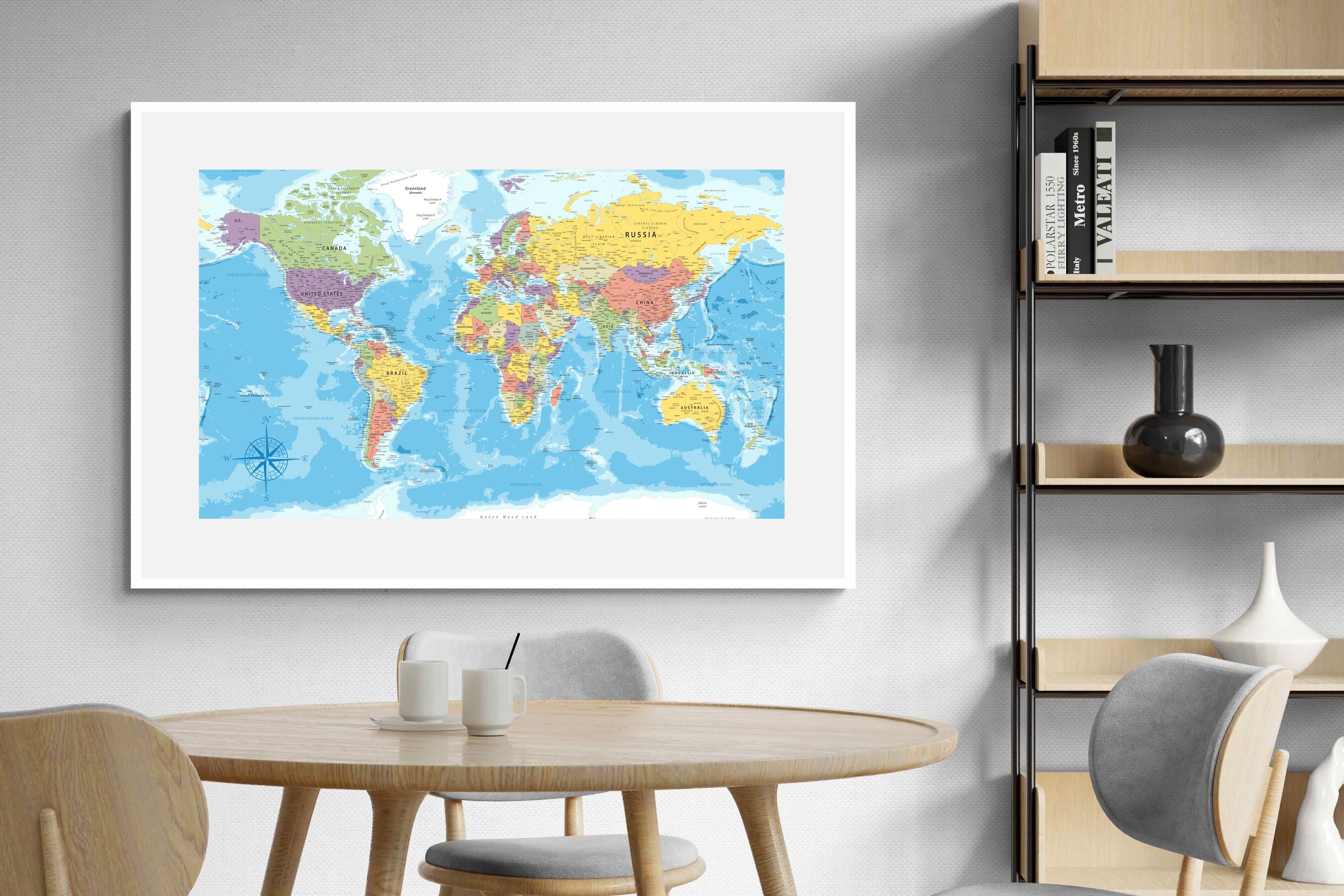 Pixalot Classic World Map