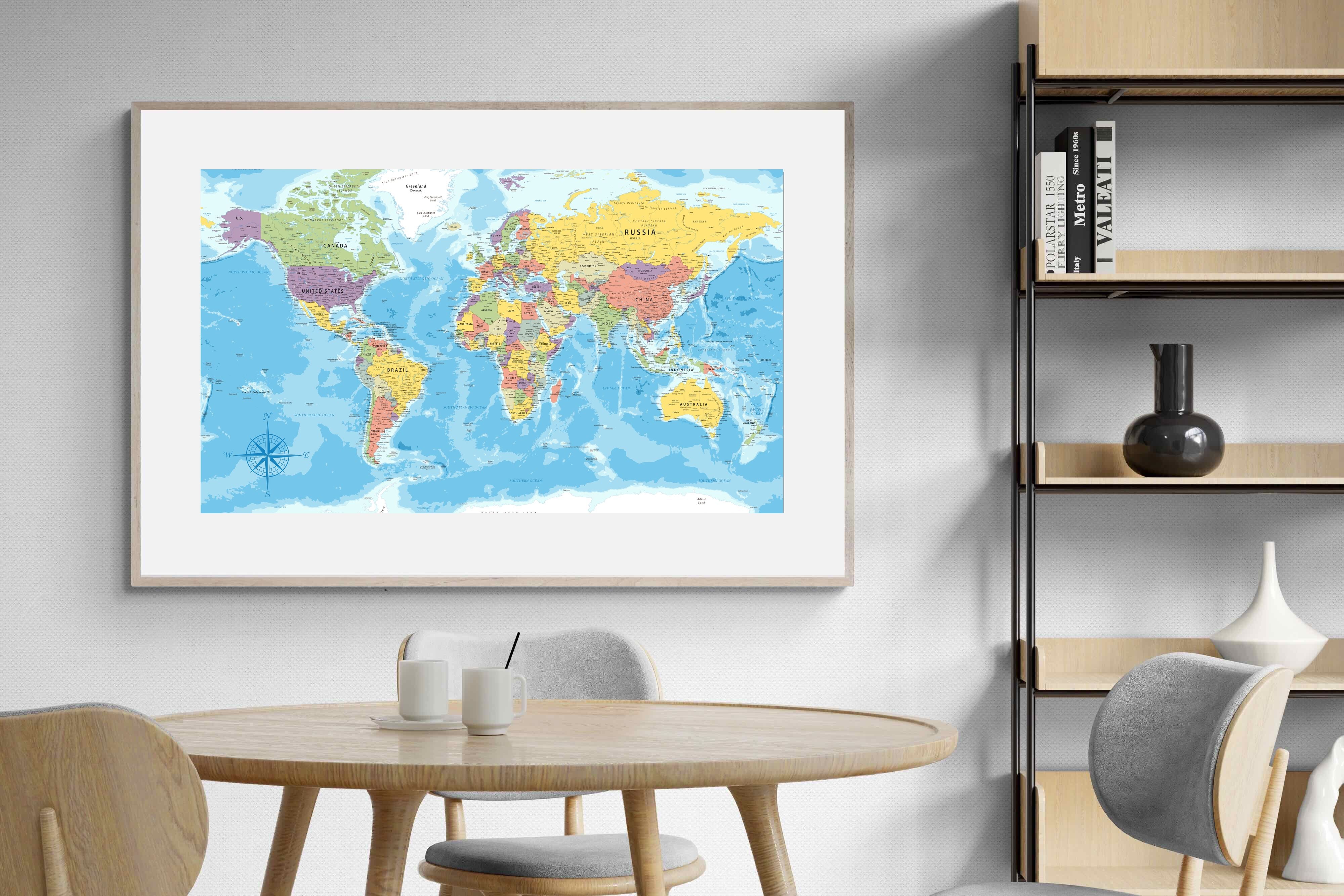 Pixalot Classic World Map