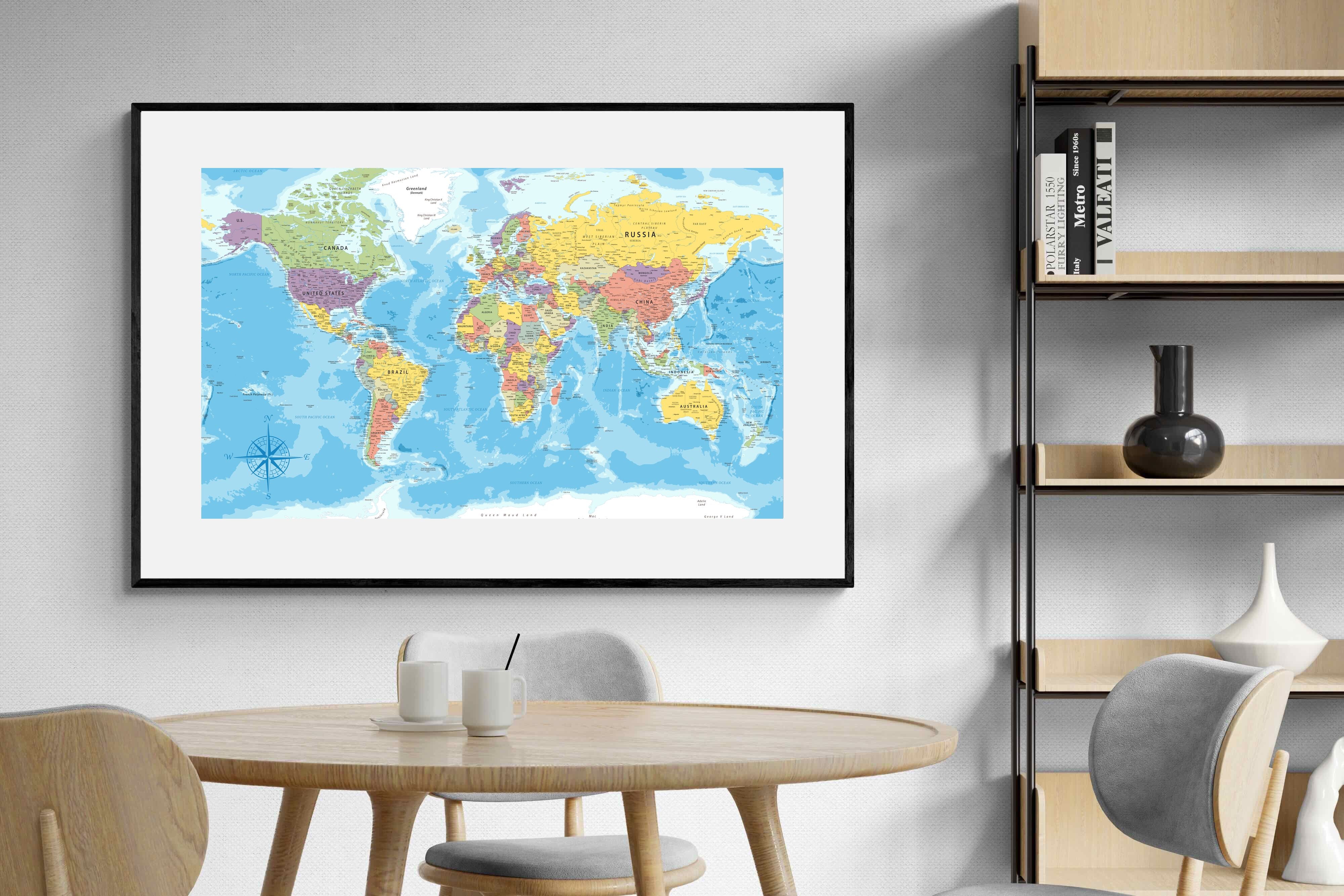 Pixalot Classic World Map