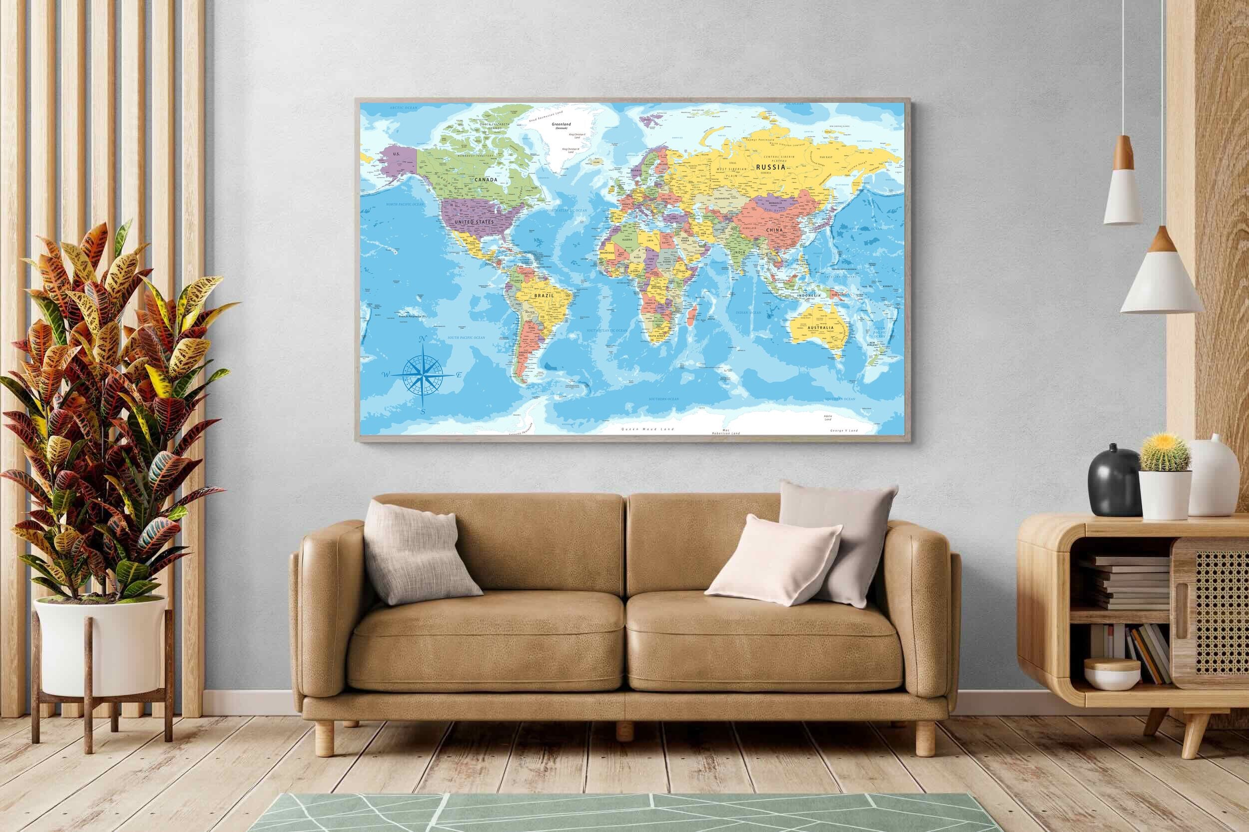 Pixalot Classic World Map