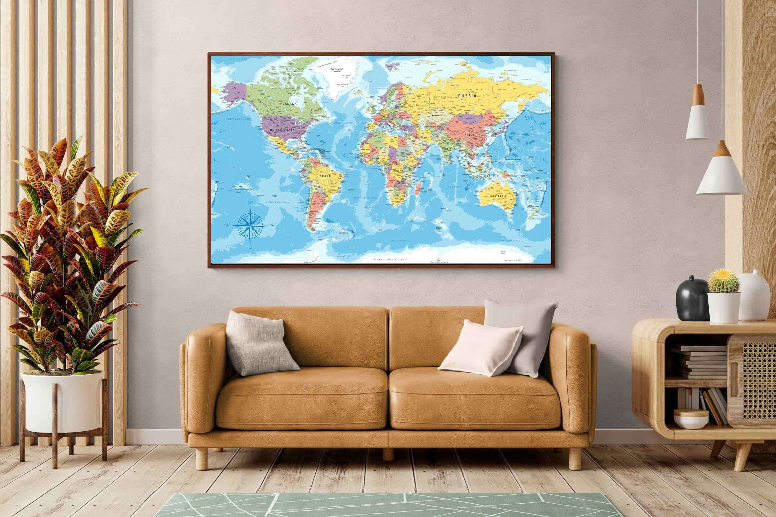 Pixalot Classic World Map