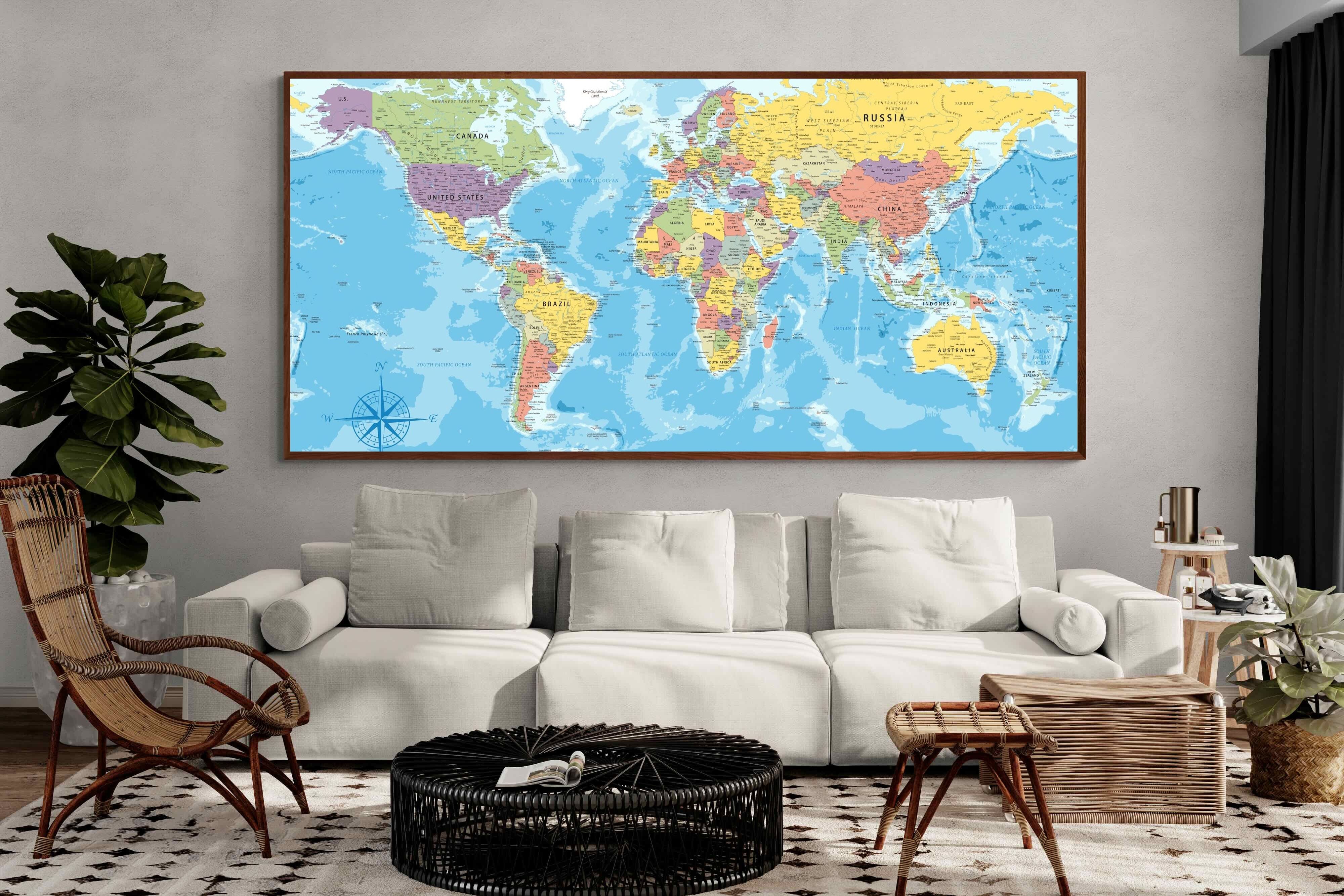 Pixalot Classic World Map