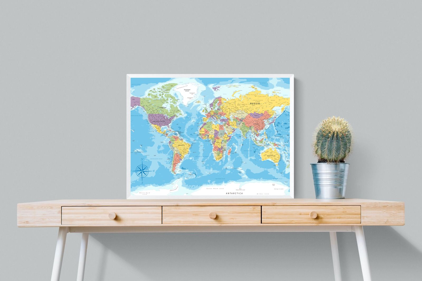 Pixalot Classic World Map