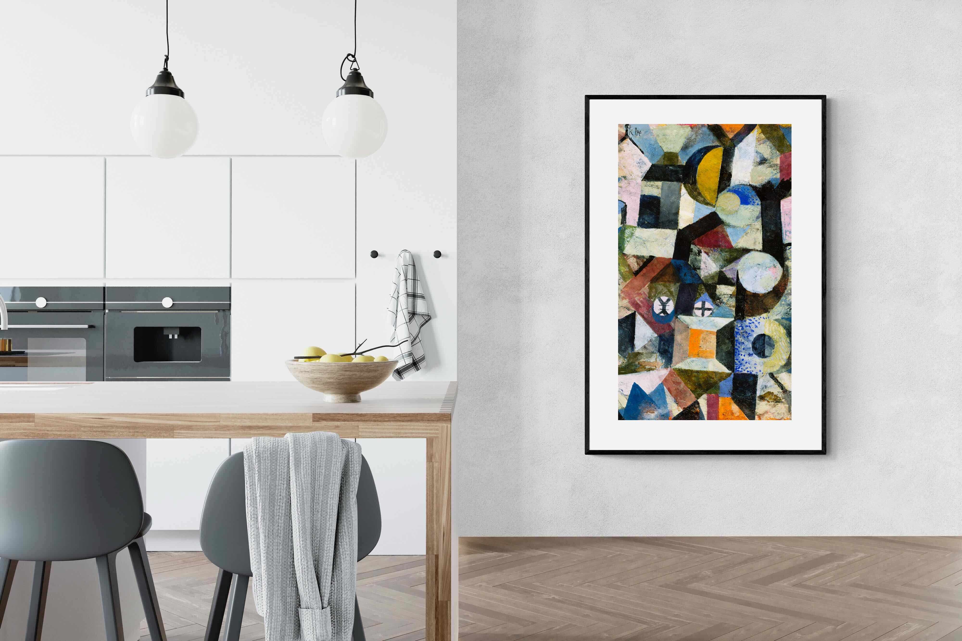 Pixalot Composition with the Yellow Half-Moon and the Y