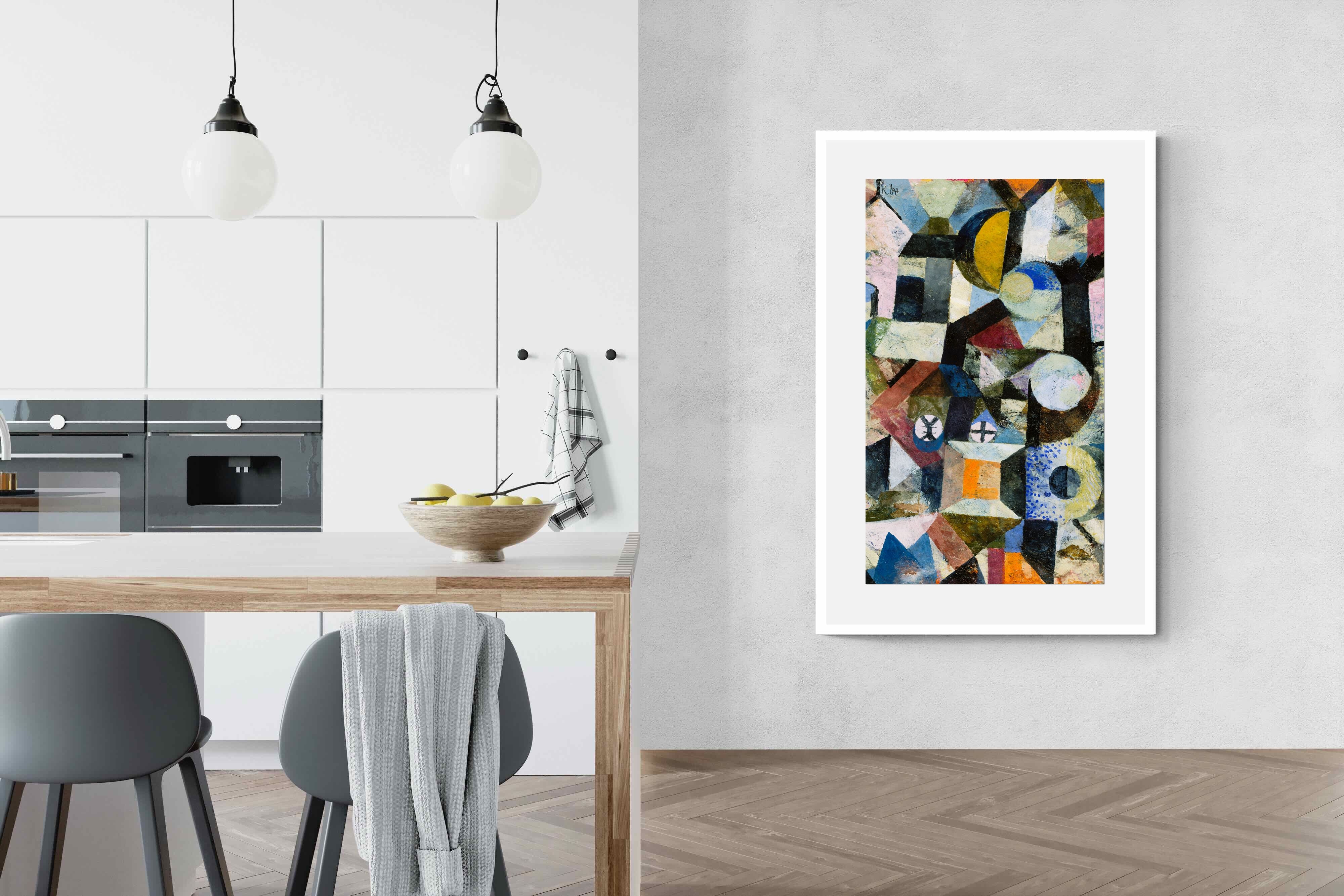 Pixalot Composition with the Yellow Half-Moon and the Y