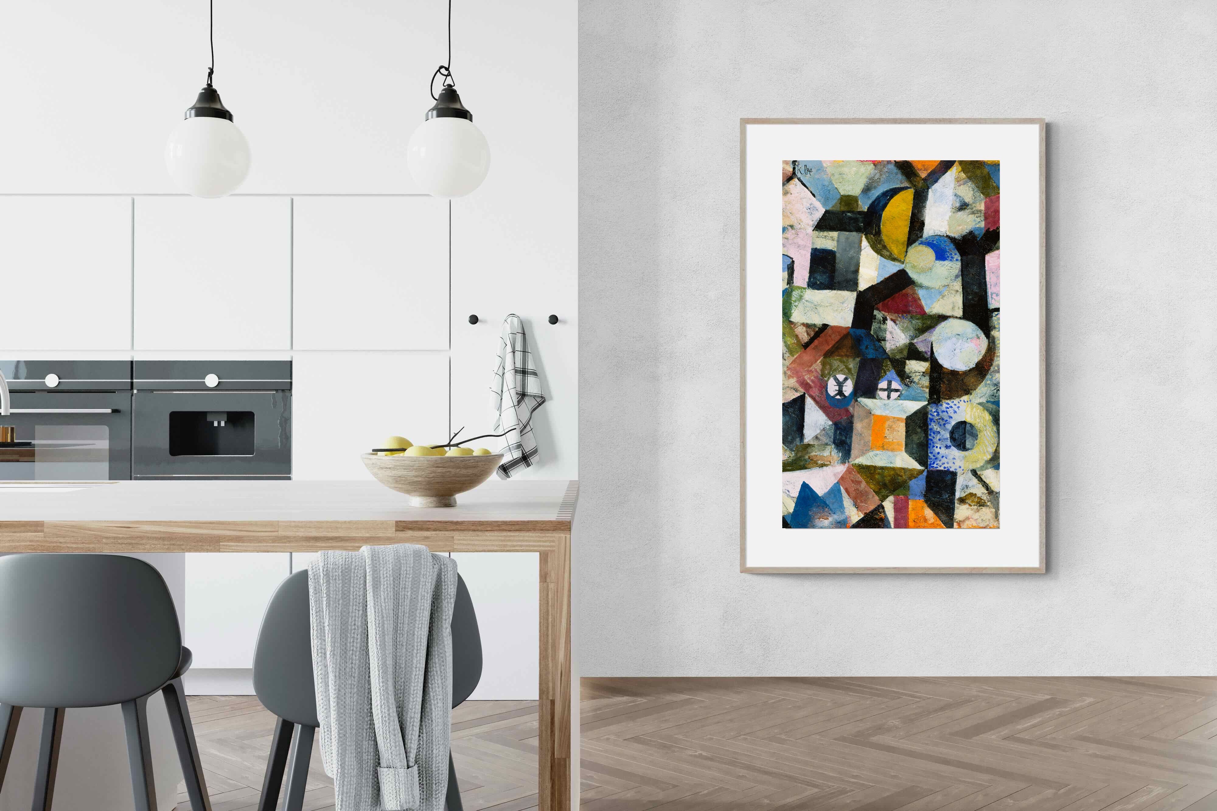 Pixalot Composition with the Yellow Half-Moon and the Y