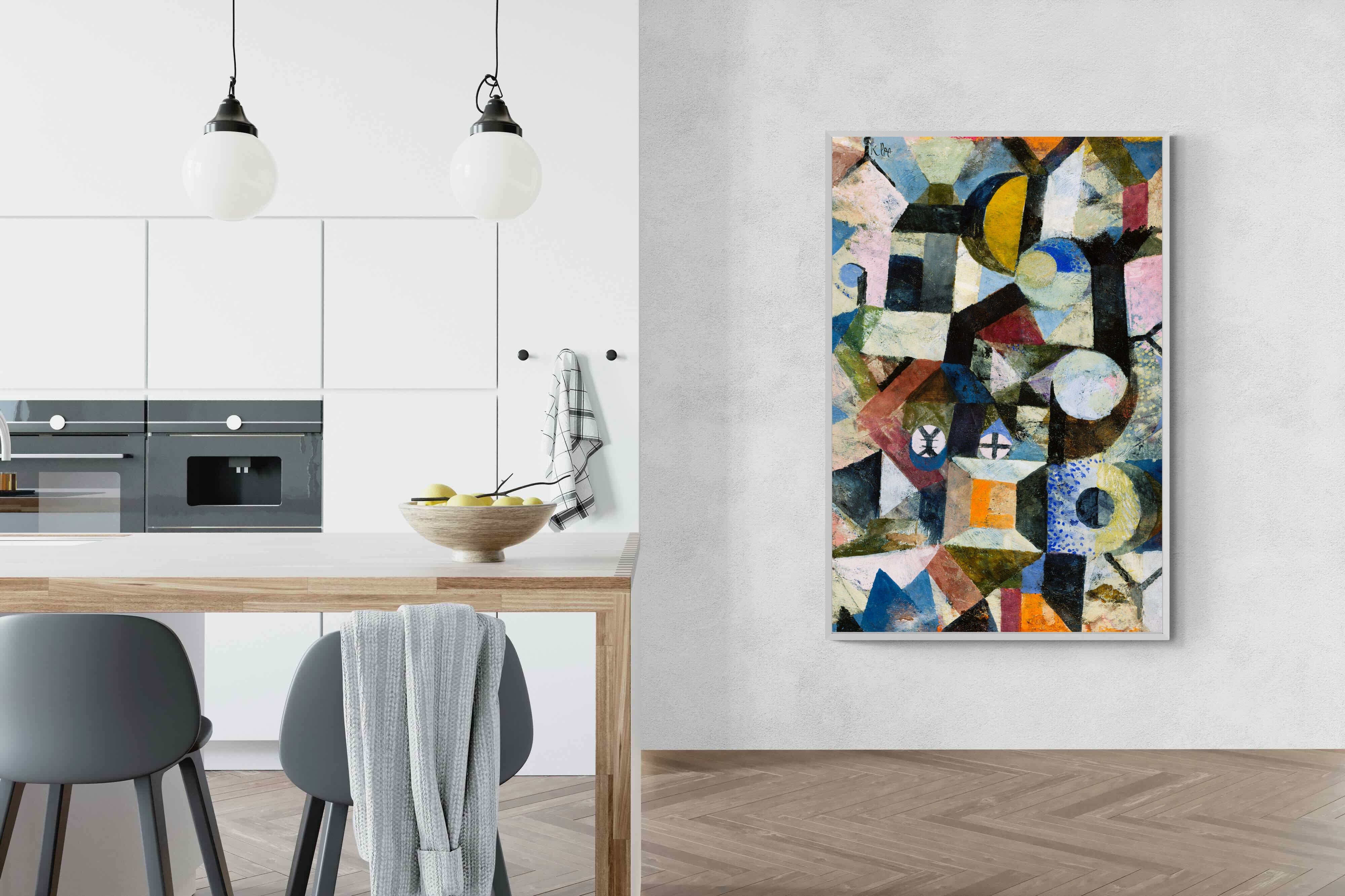 Pixalot Composition with the Yellow Half-Moon and the Y