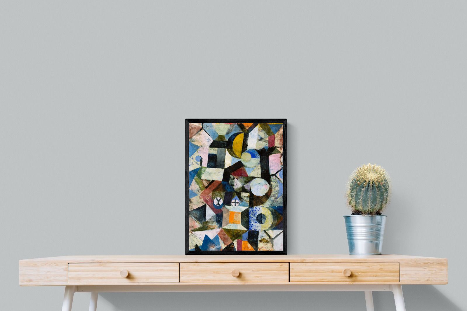 Pixalot Composition with the Yellow Half-Moon and the Y