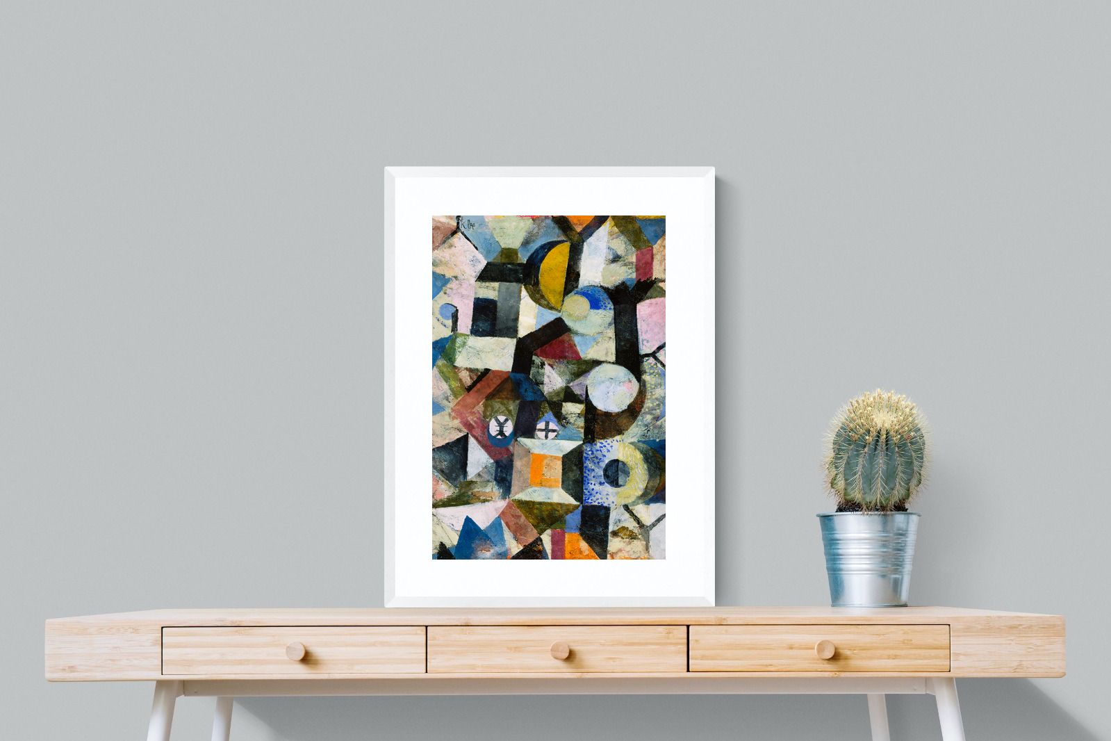 Pixalot Composition with the Yellow Half-Moon and the Y