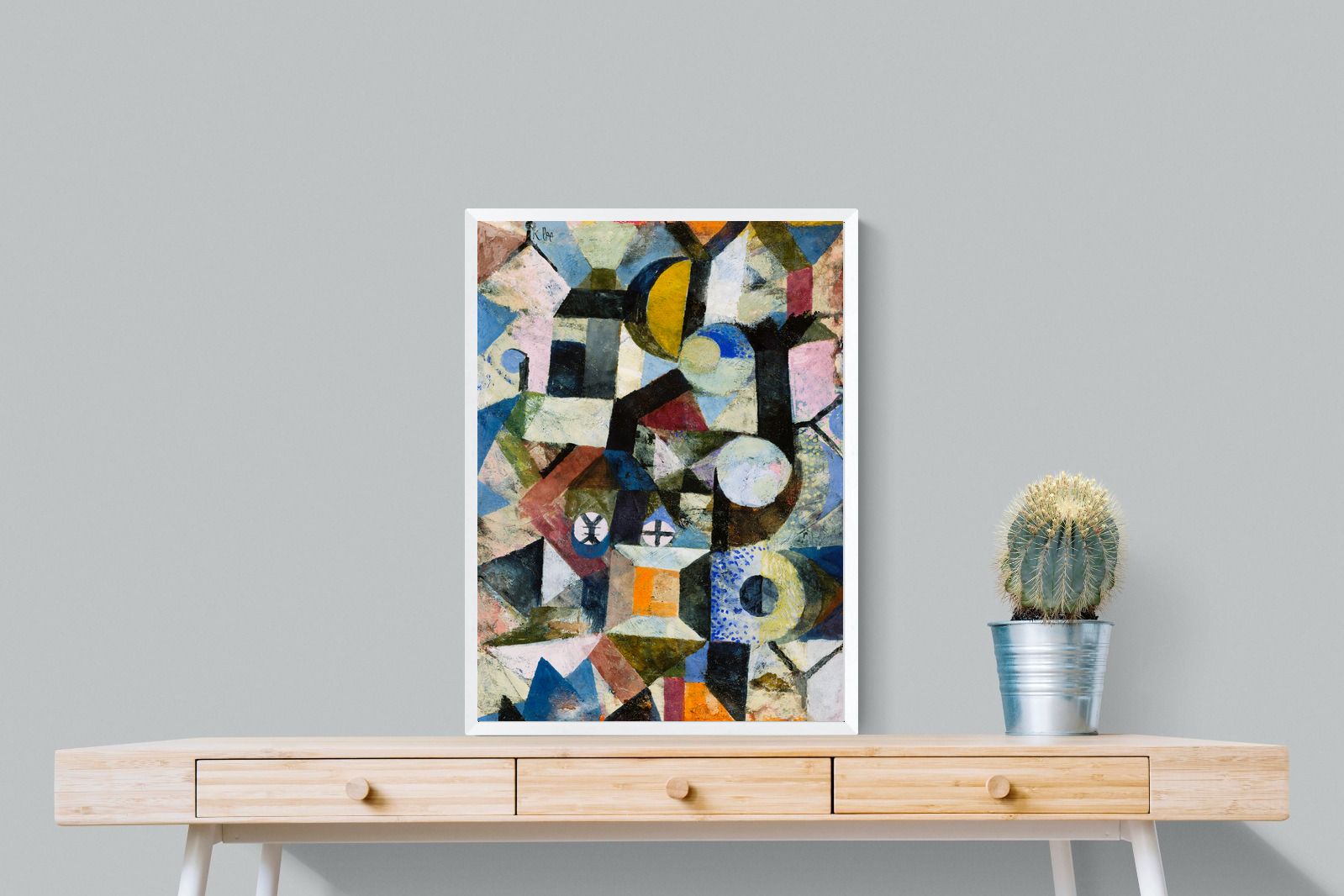 Pixalot Composition with the Yellow Half-Moon and the Y