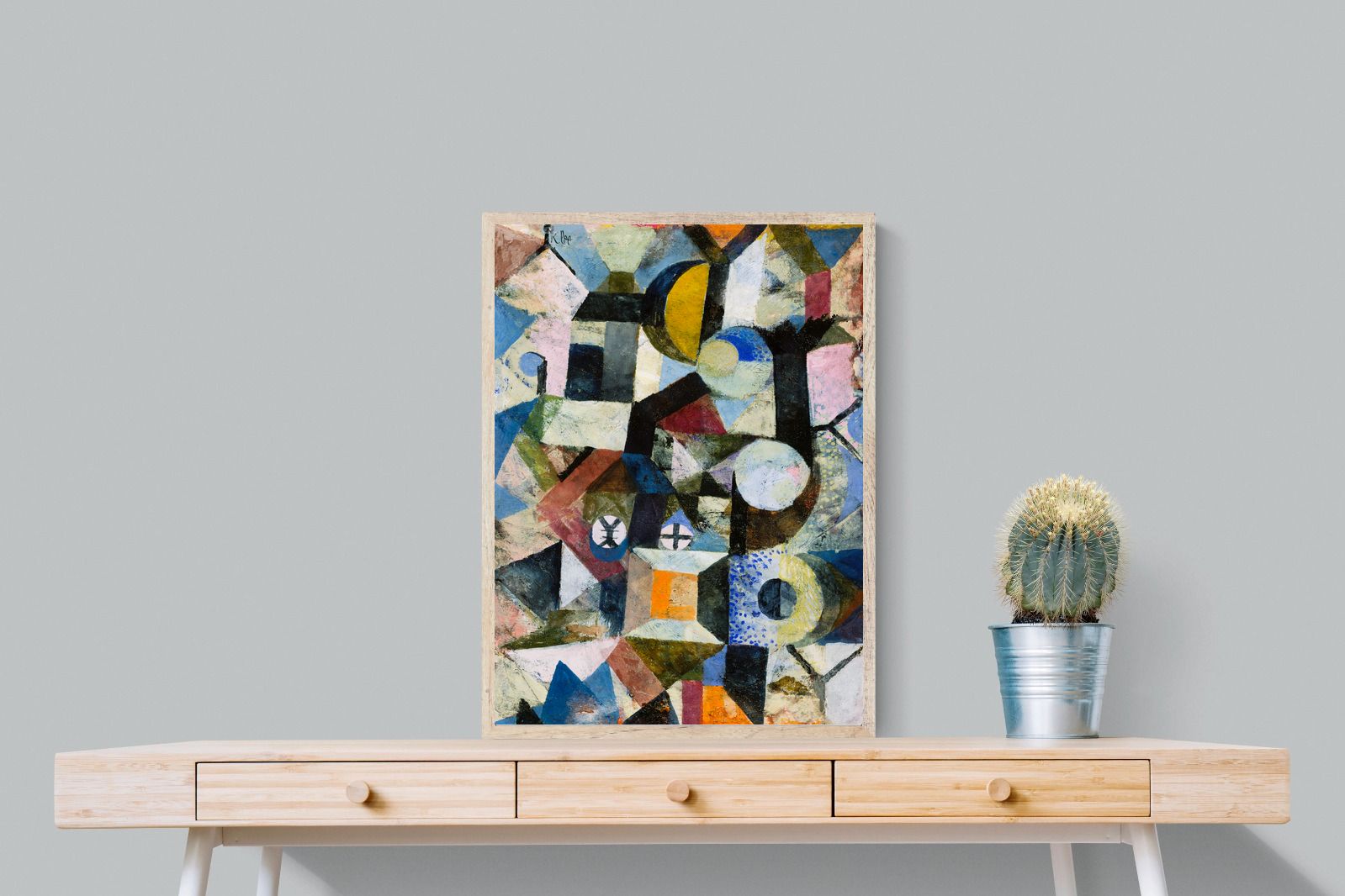 Pixalot Composition with the Yellow Half-Moon and the Y